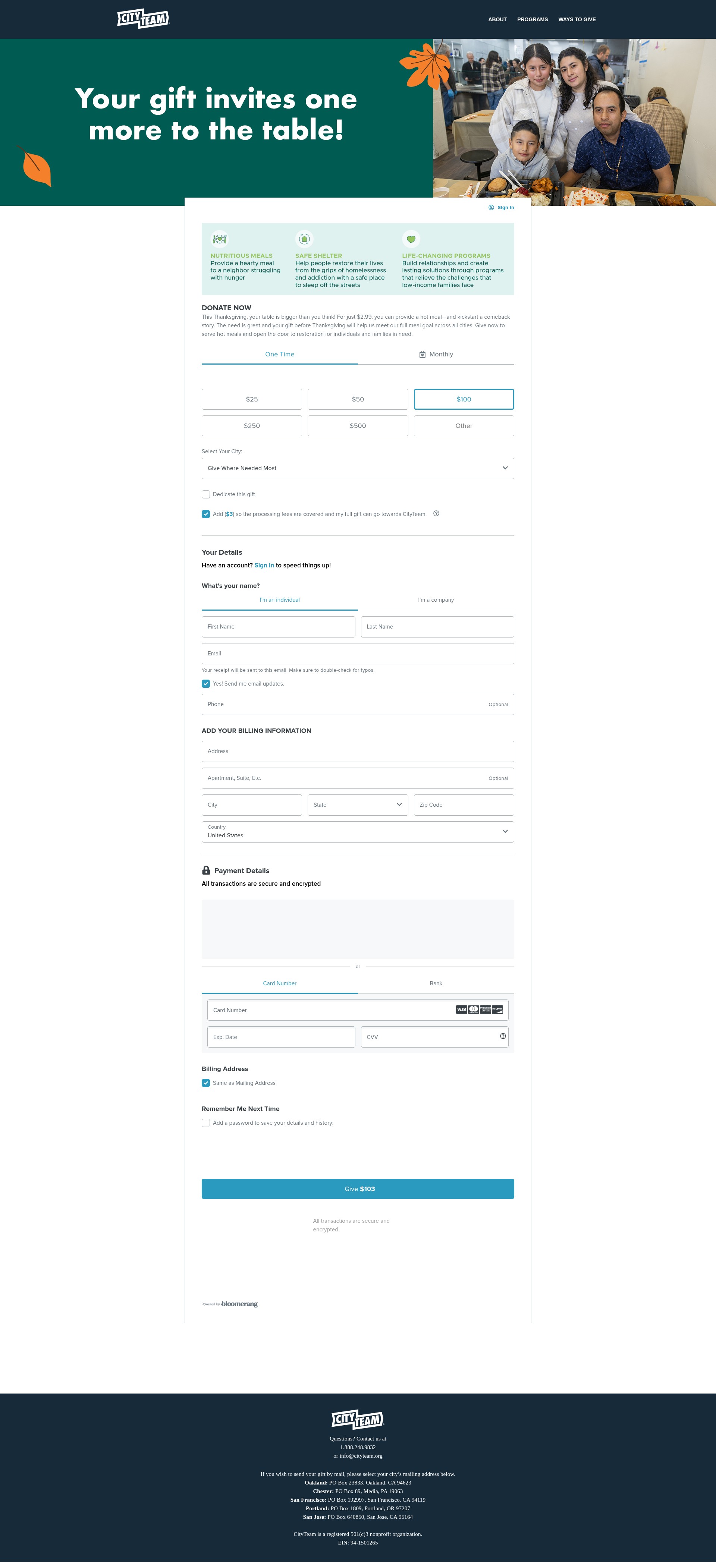 Landing Page