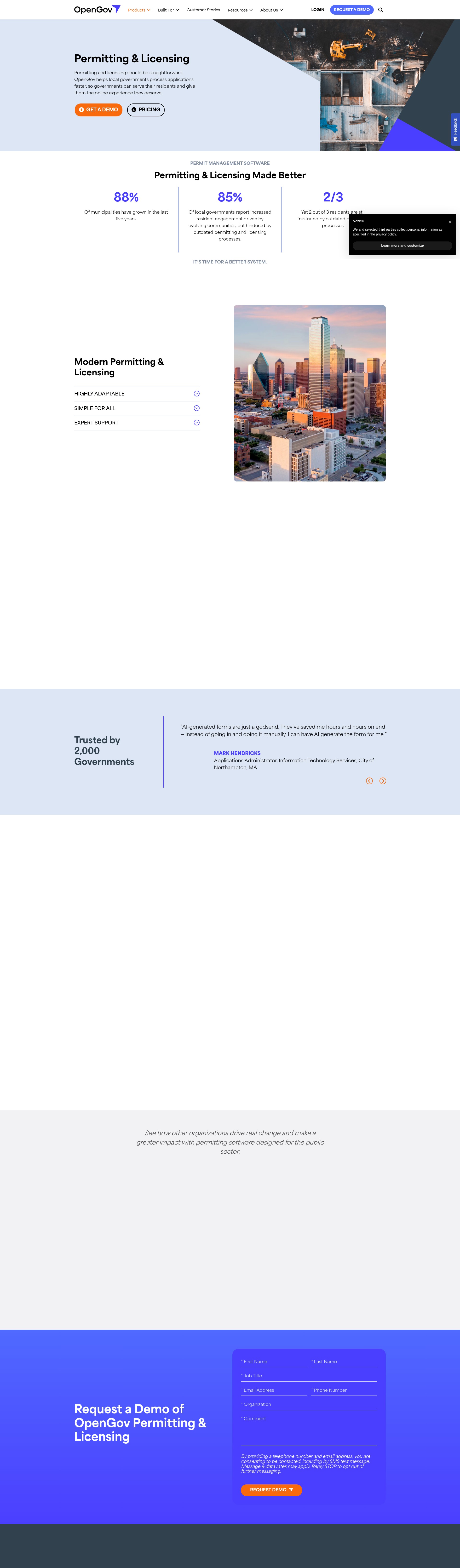 Landing Page
