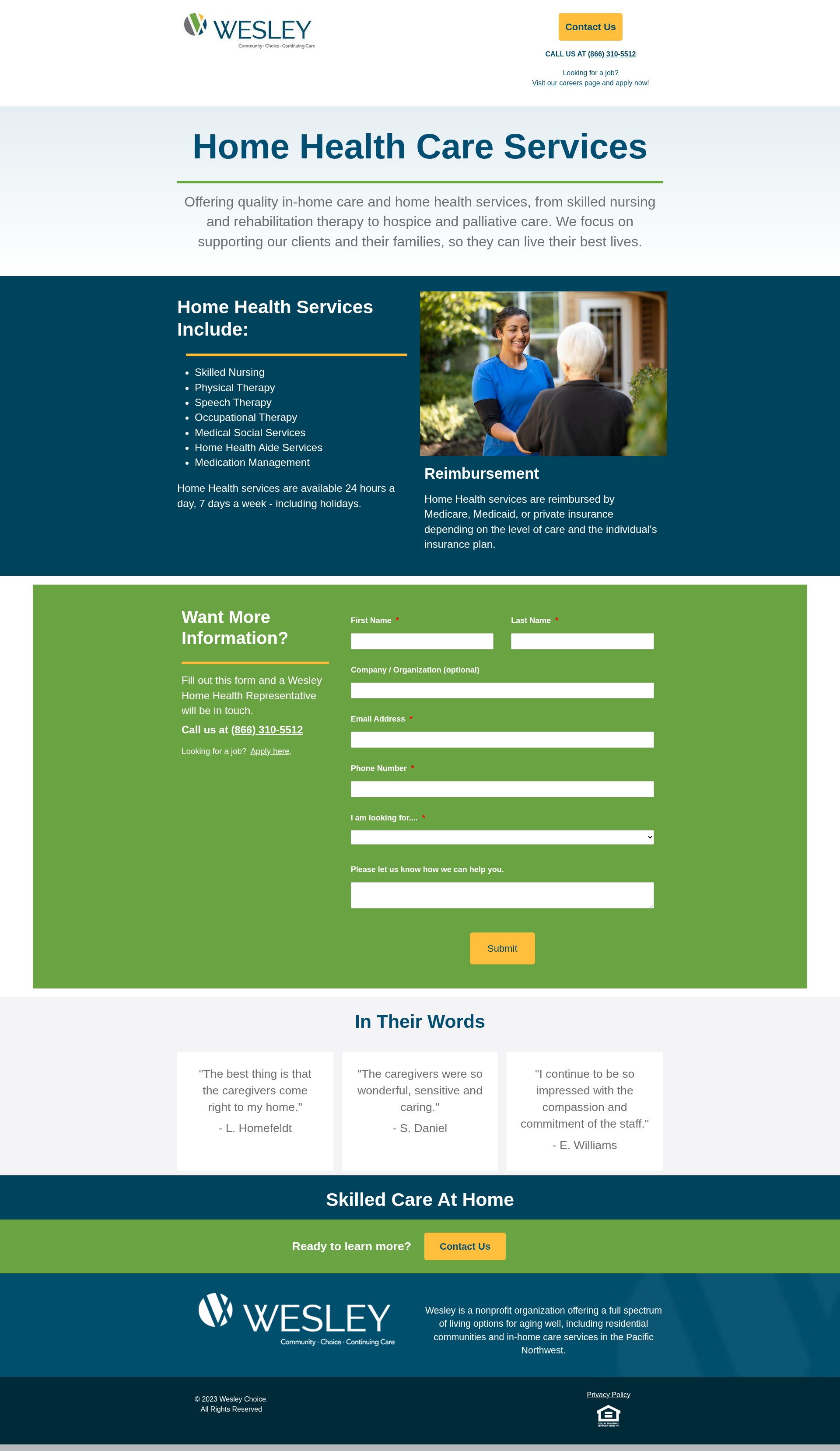 Landing Page