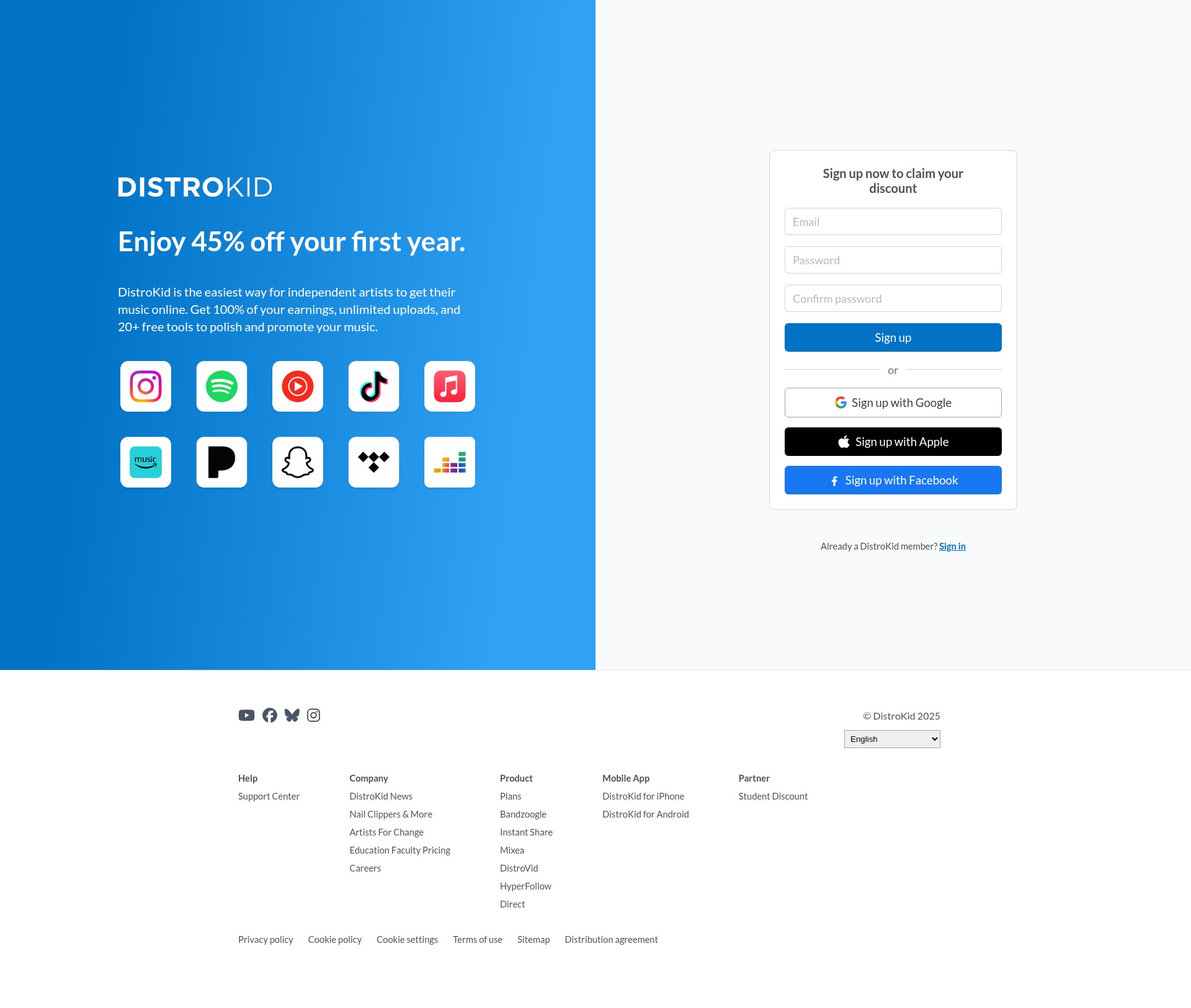 Landing Page