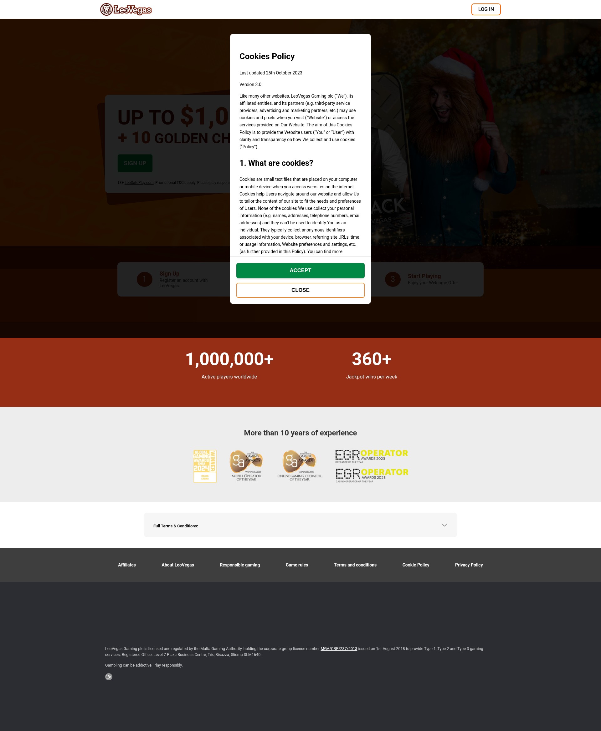 Landing Page