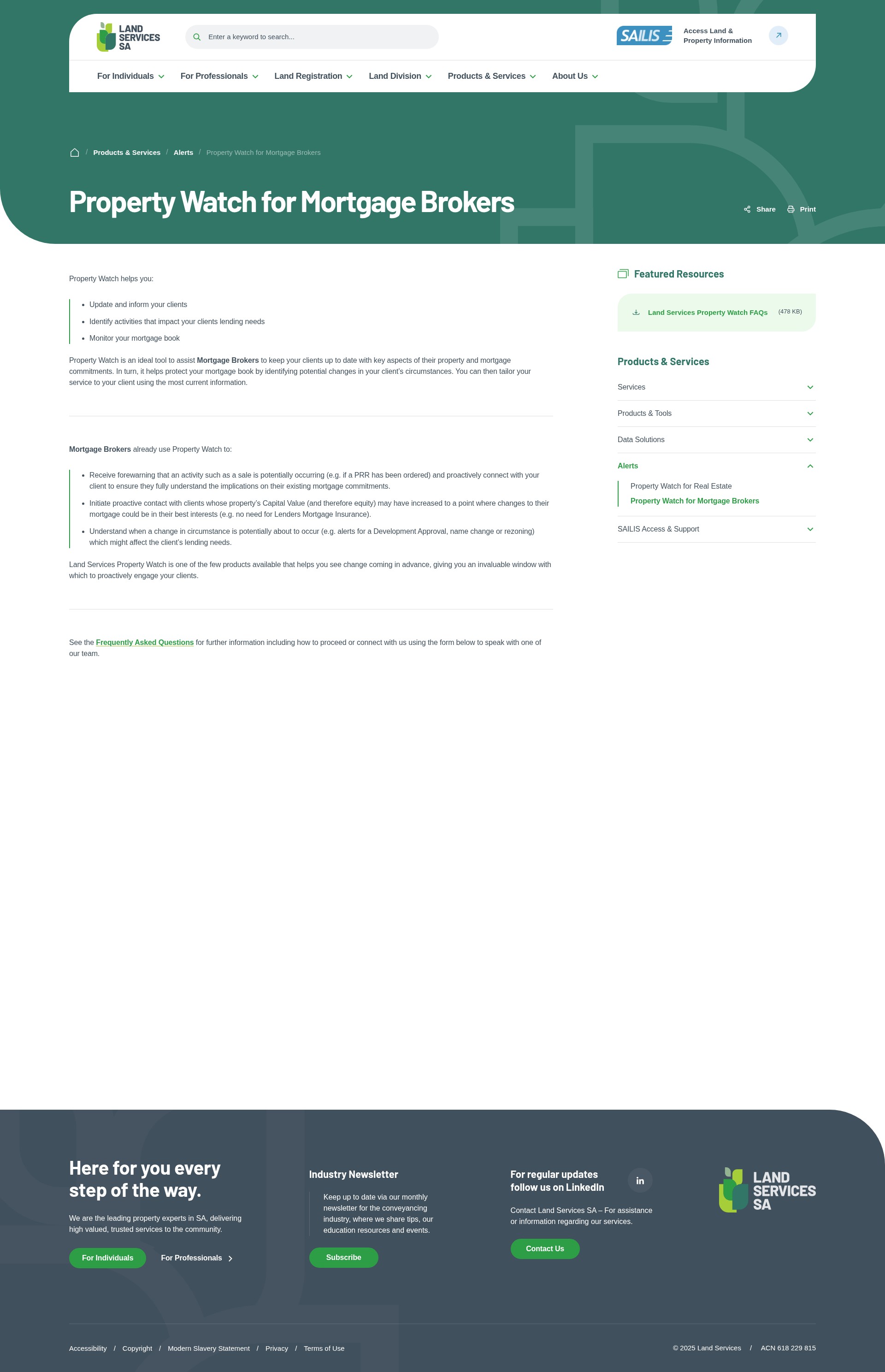 Landing Page