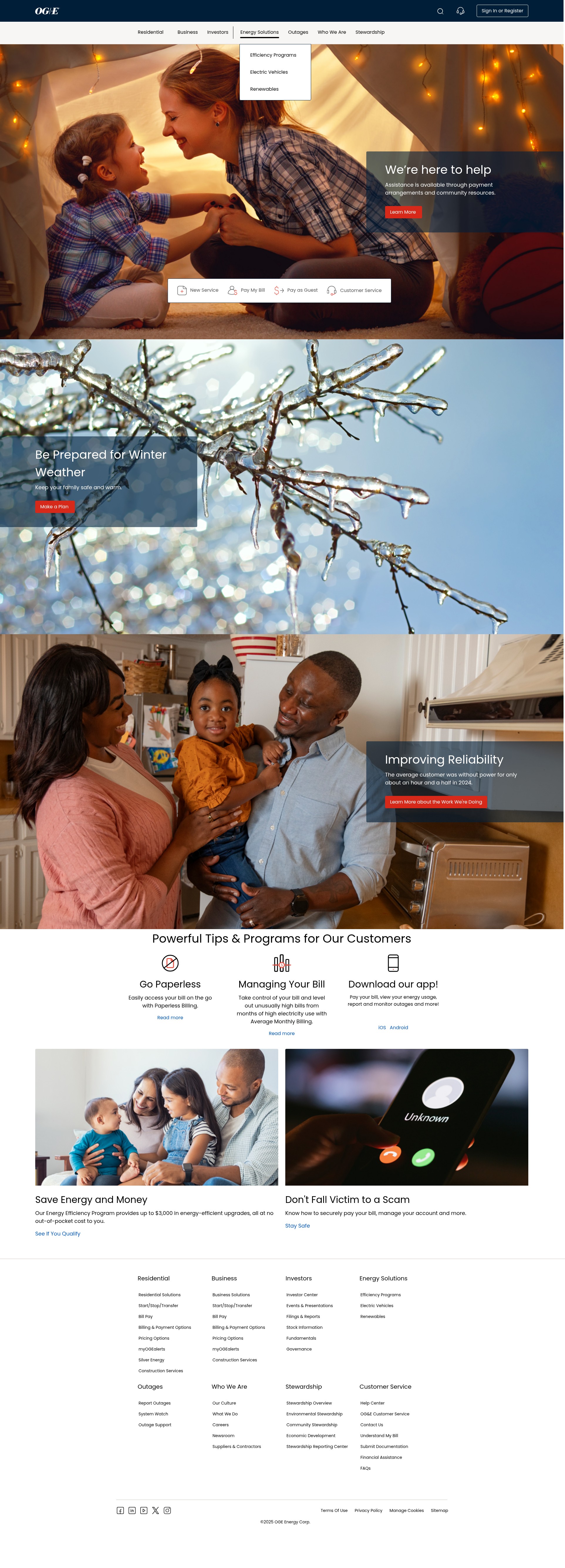 Landing Page