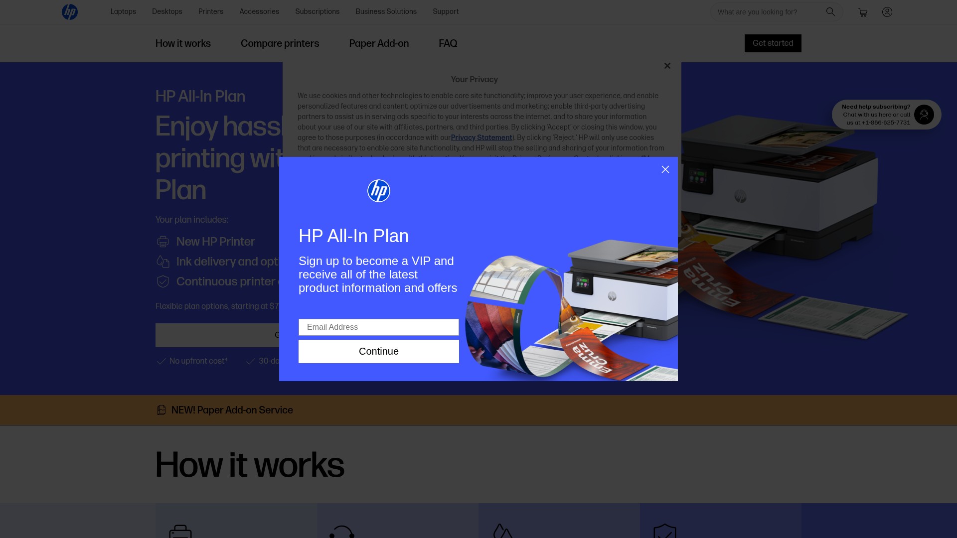 Landing Page