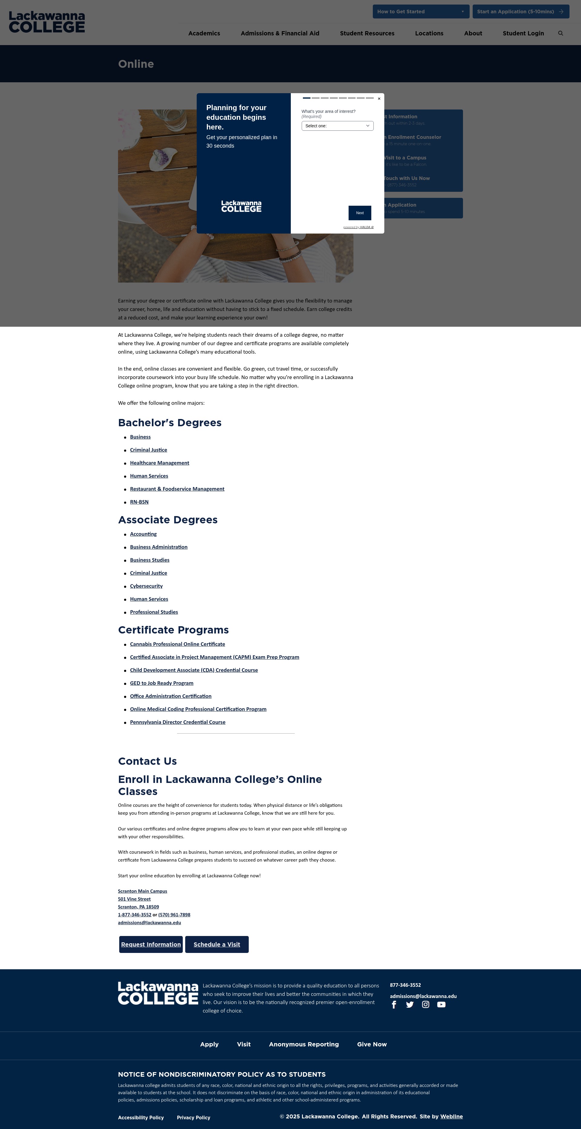 Landing Page