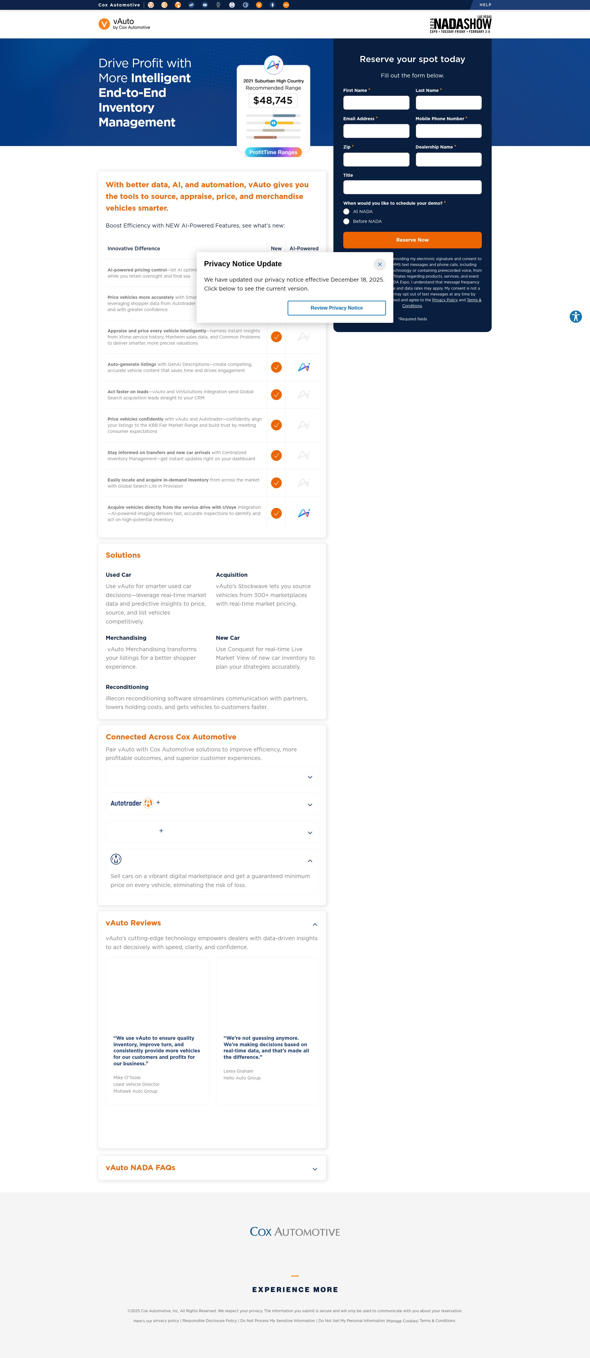 Landing Page