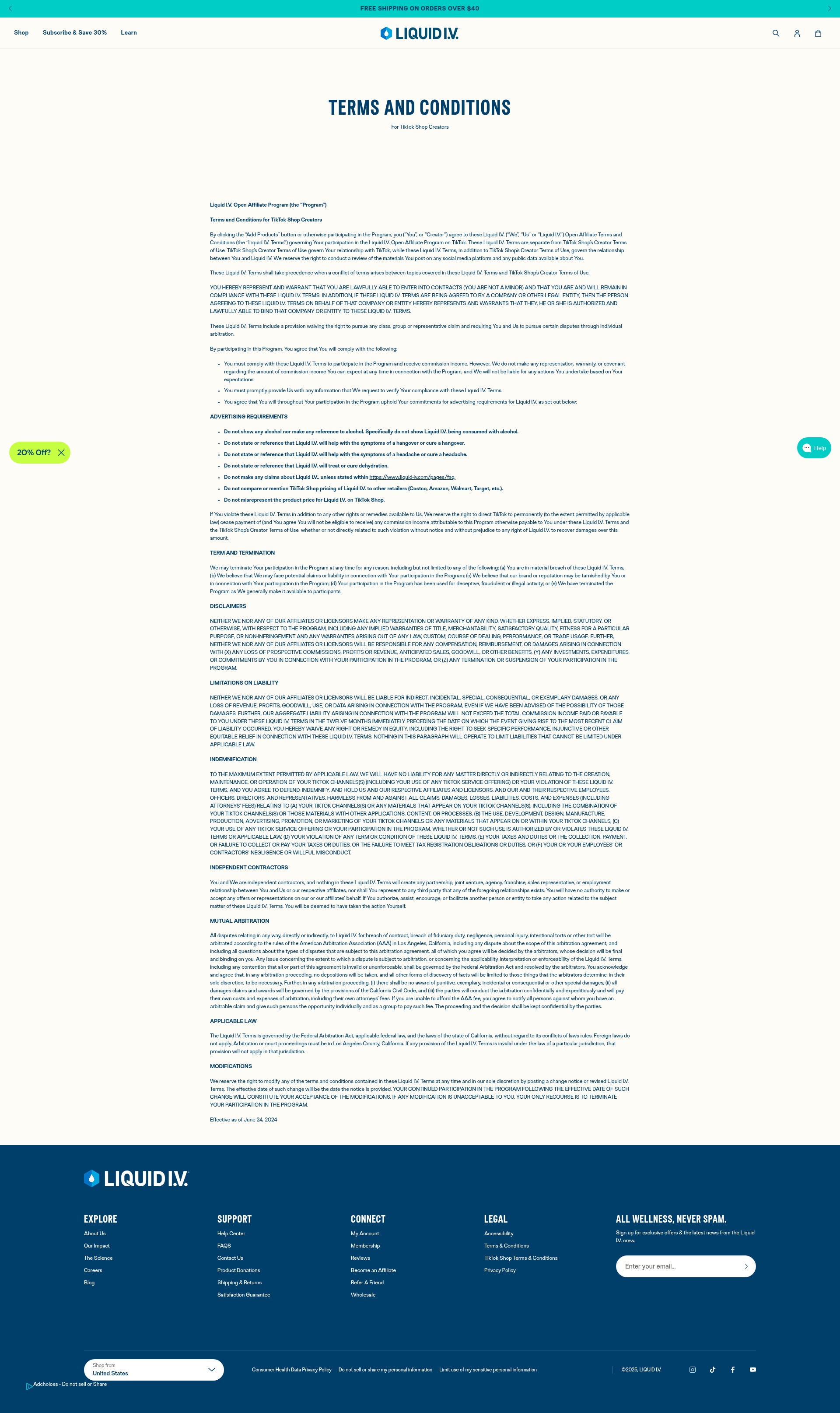 Landing Page