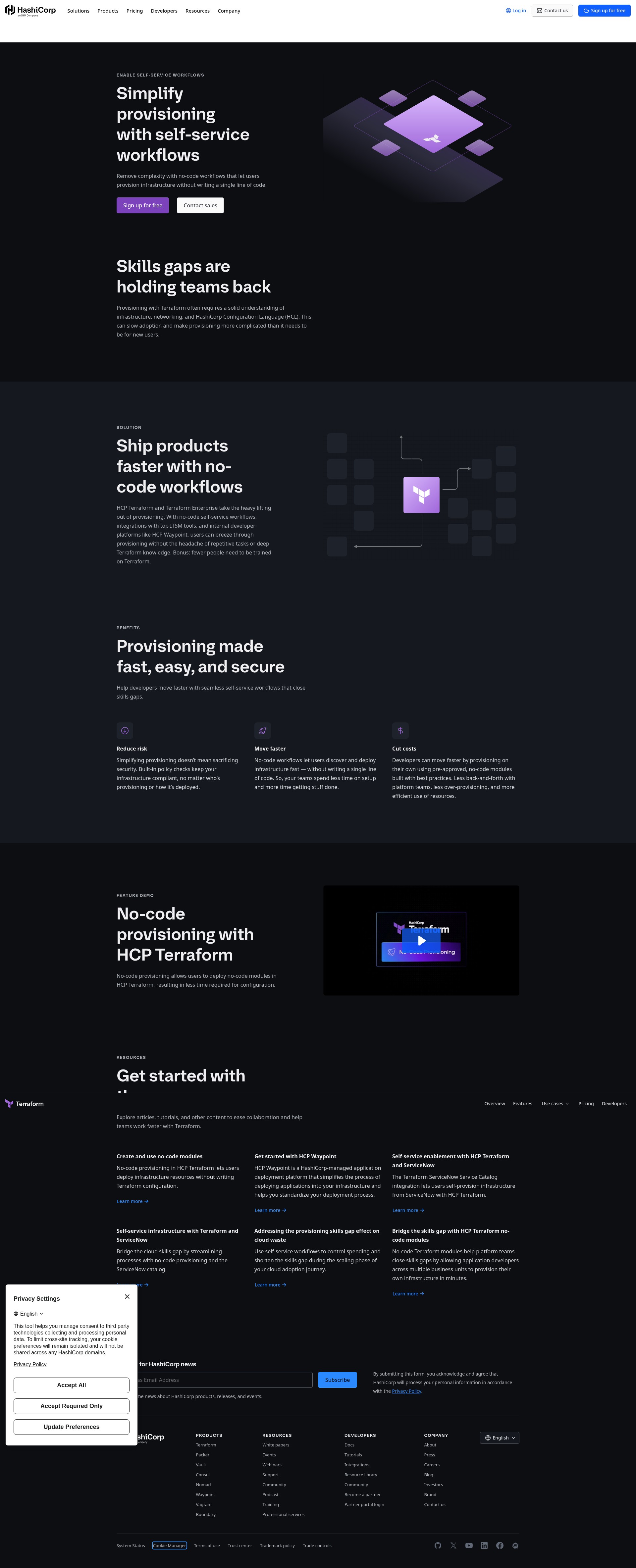 Landing Page