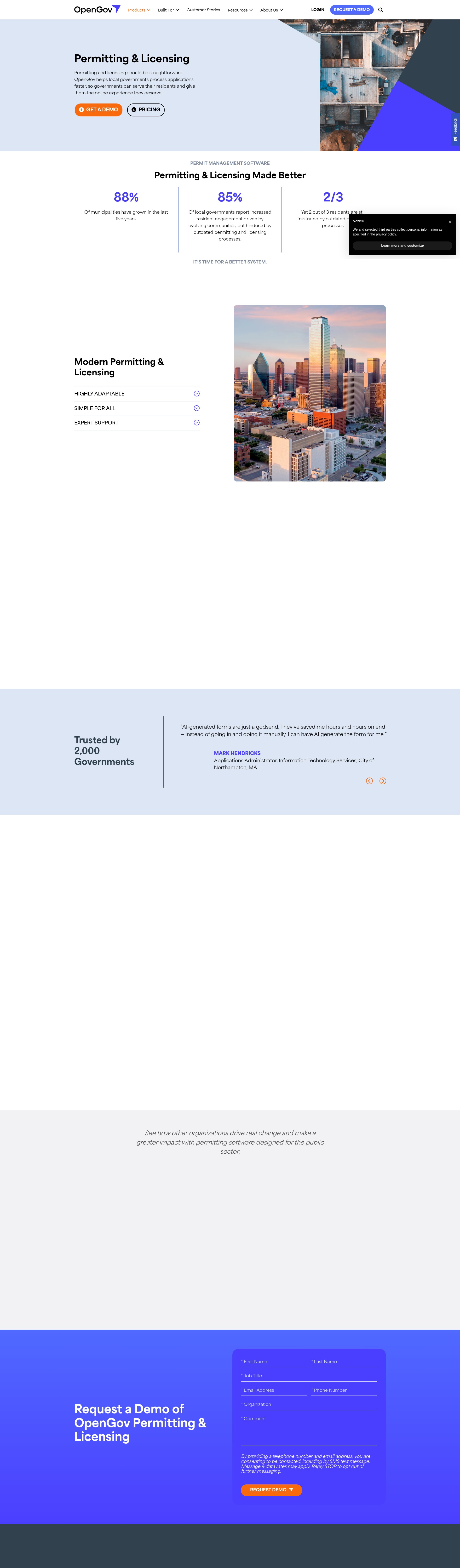 Landing Page