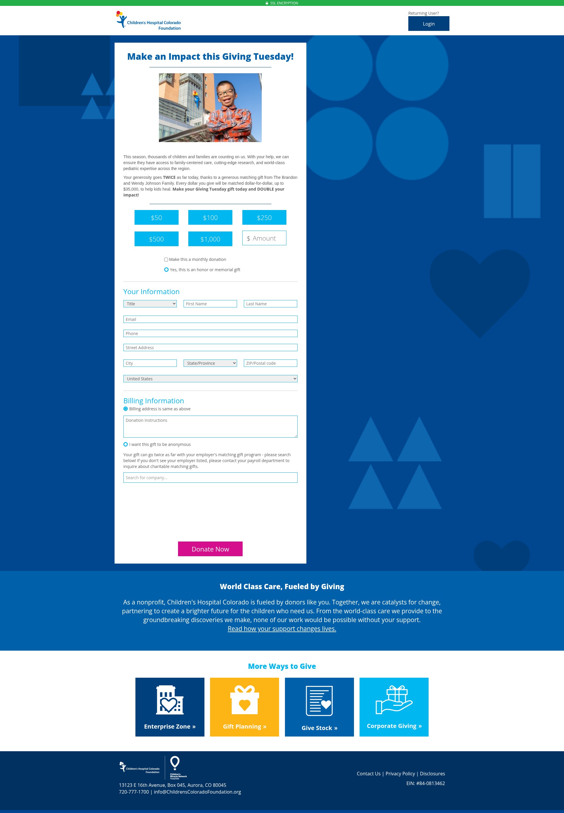 Landing Page
