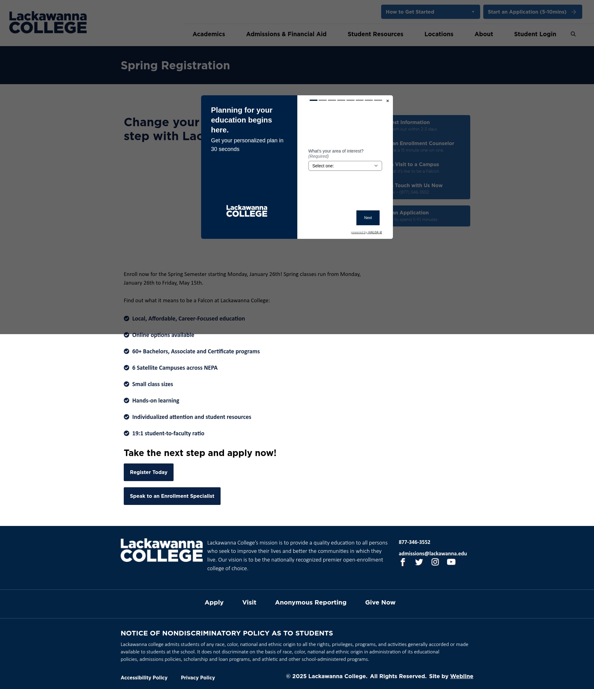 Landing Page