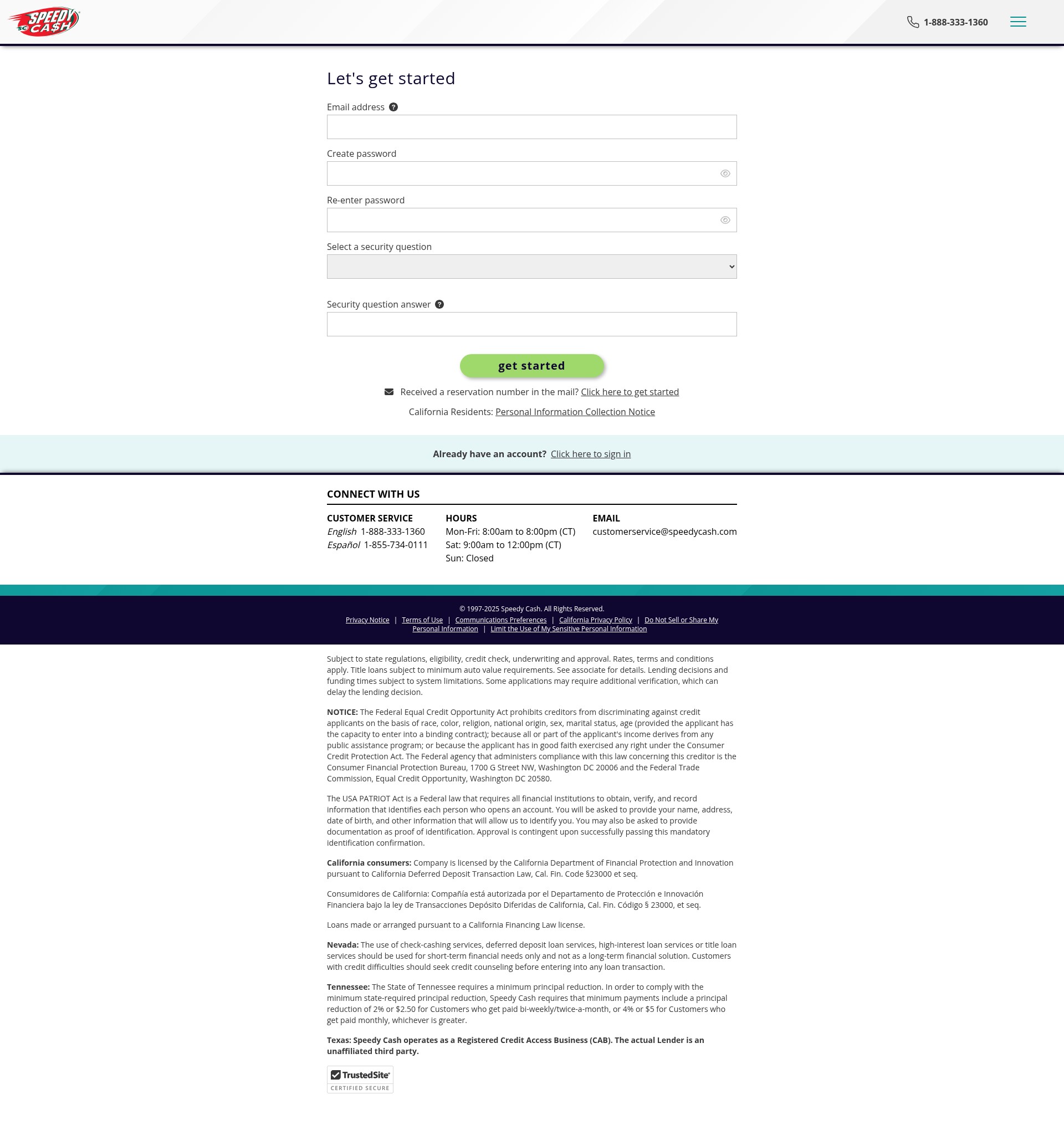 Landing Page