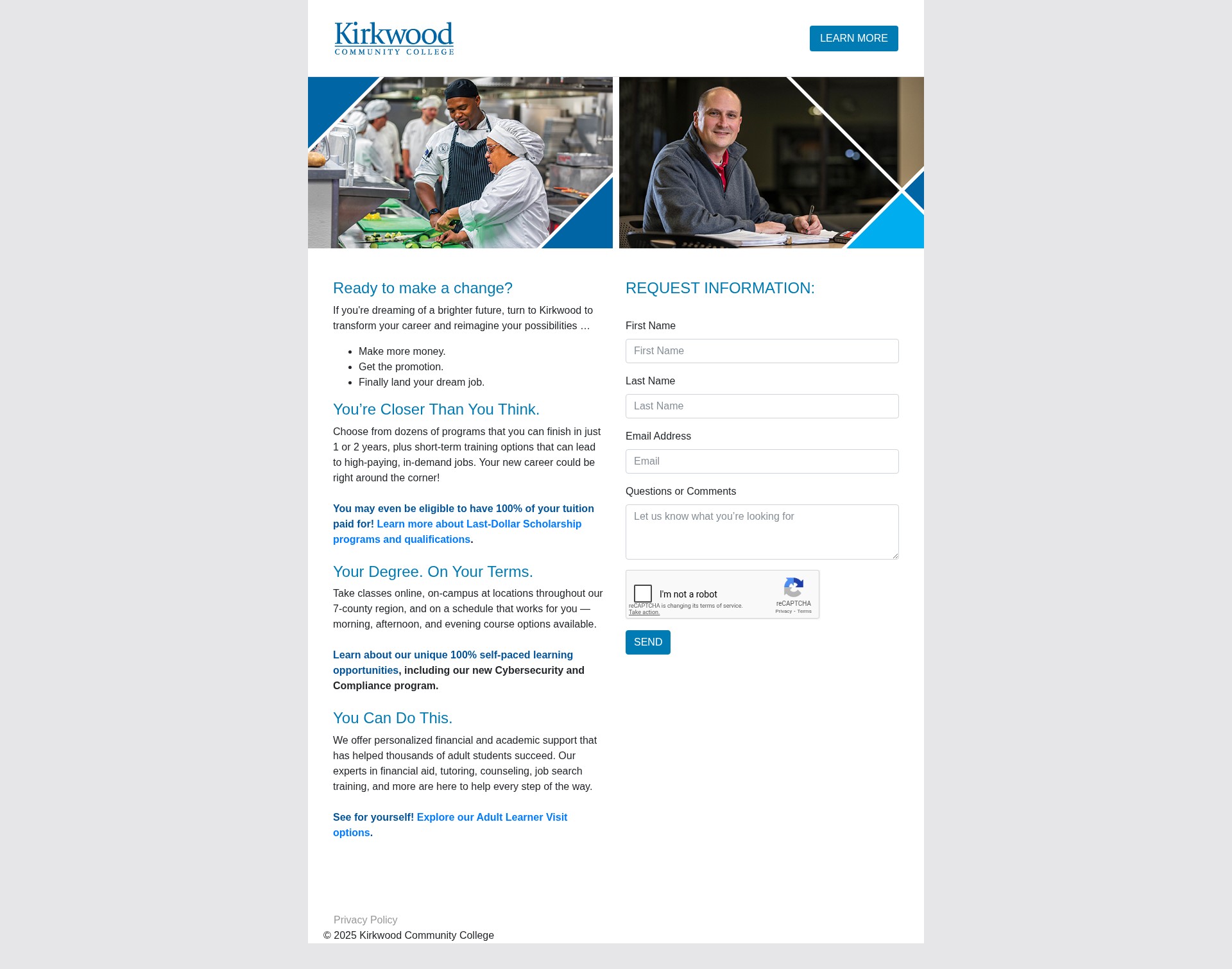 Landing Page