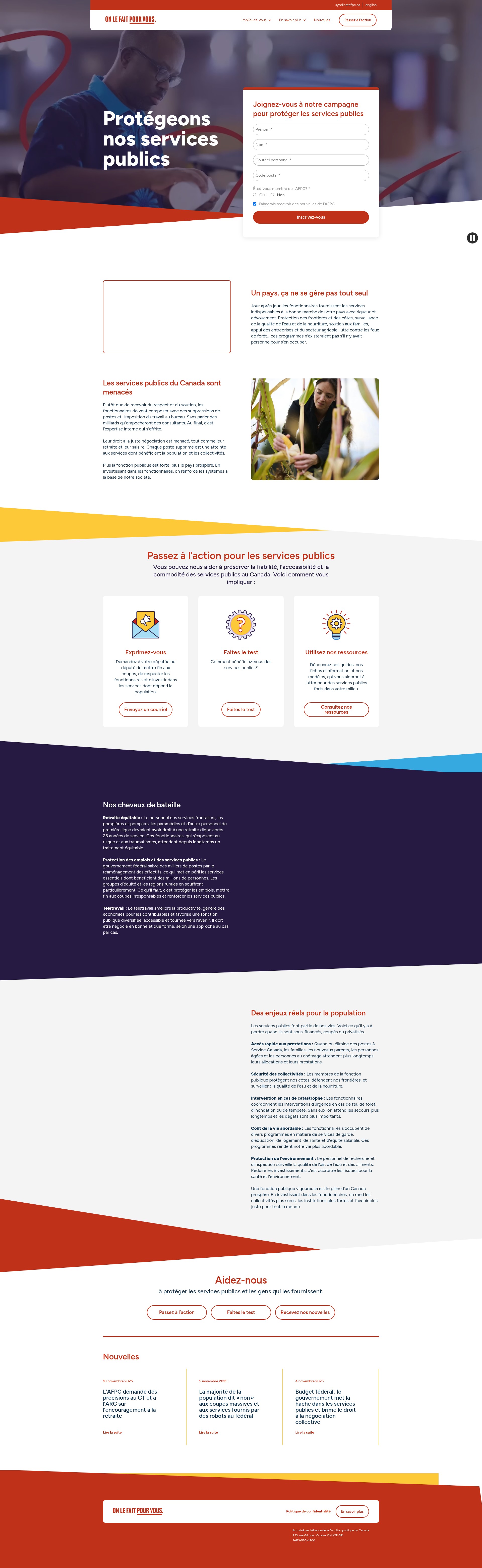 Landing Page