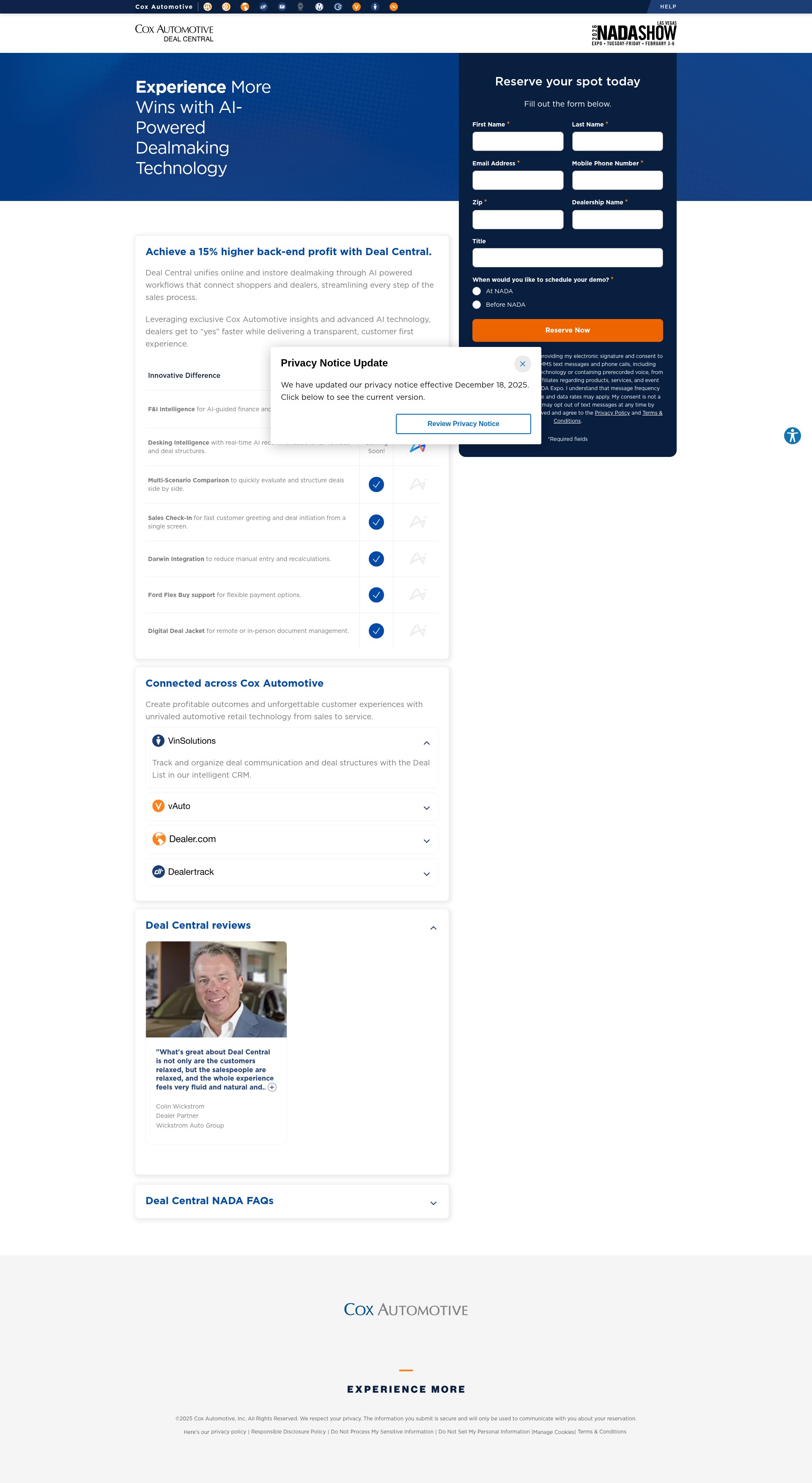 Landing Page