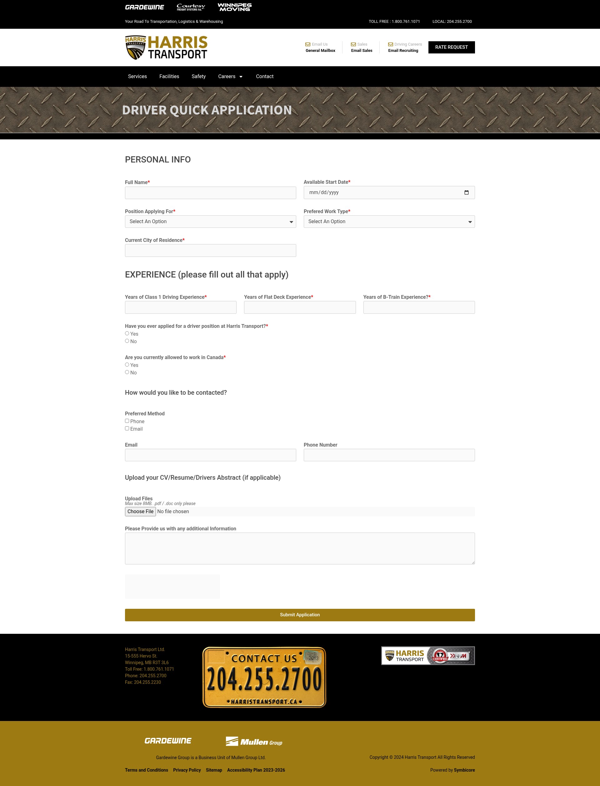 Landing Page