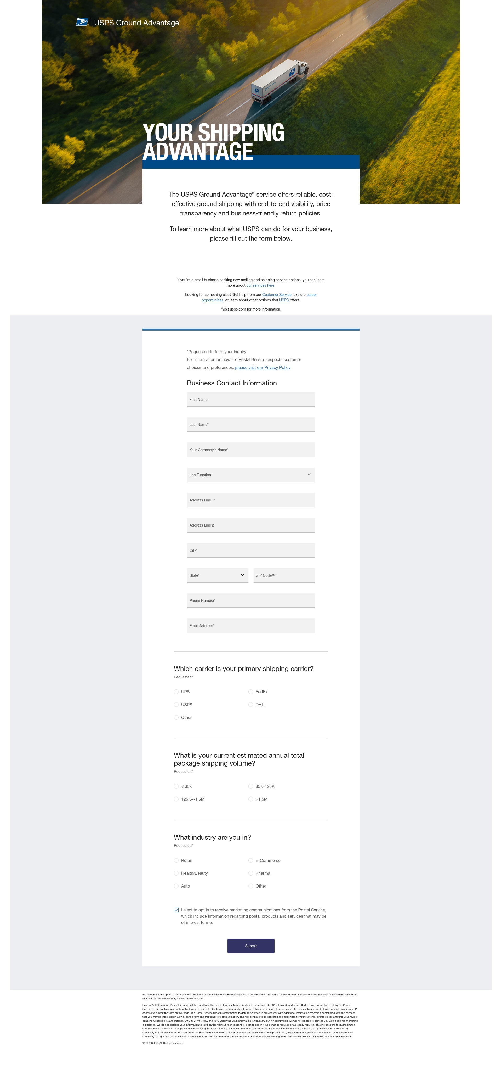 Landing Page
