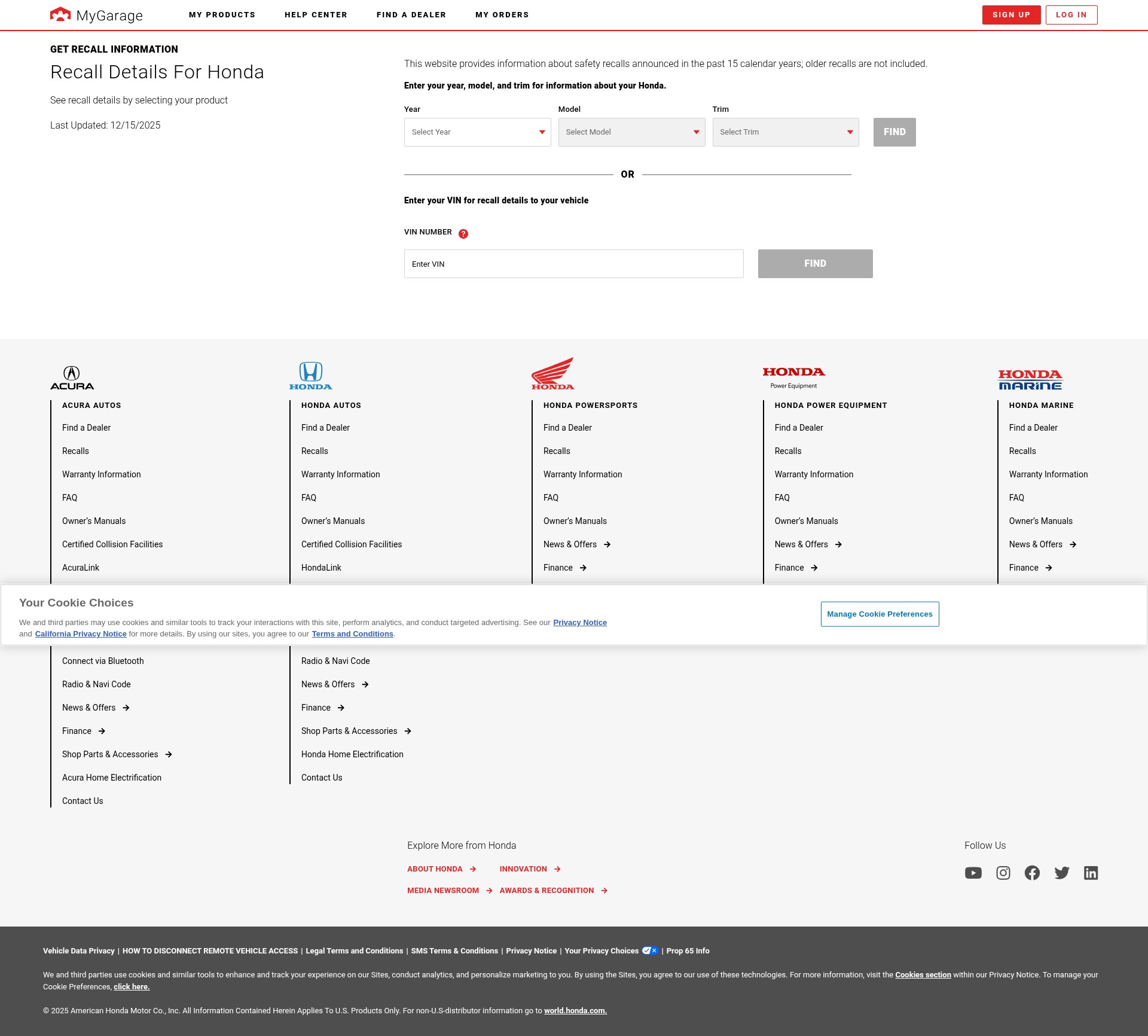 Landing Page