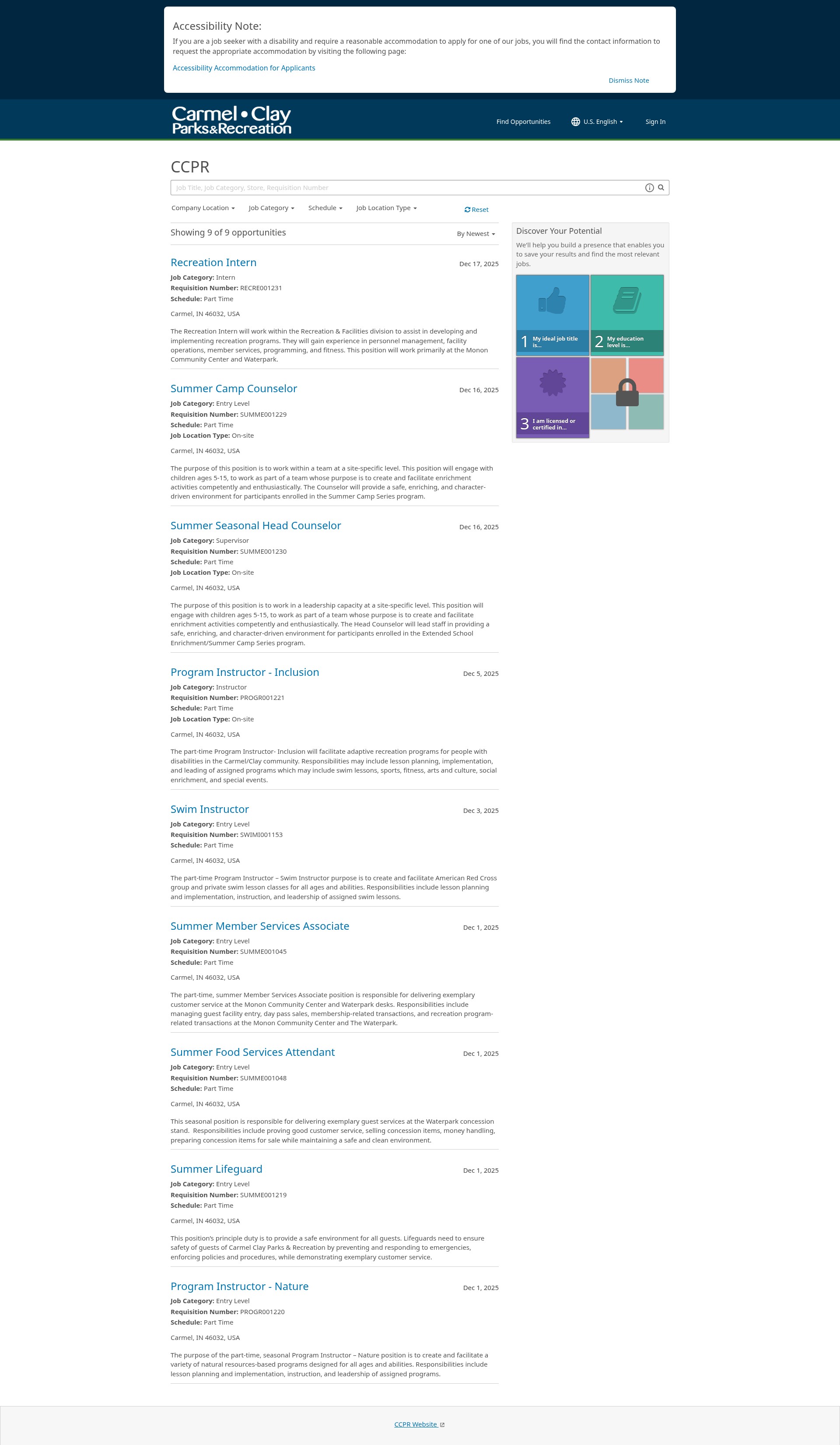 Landing Page