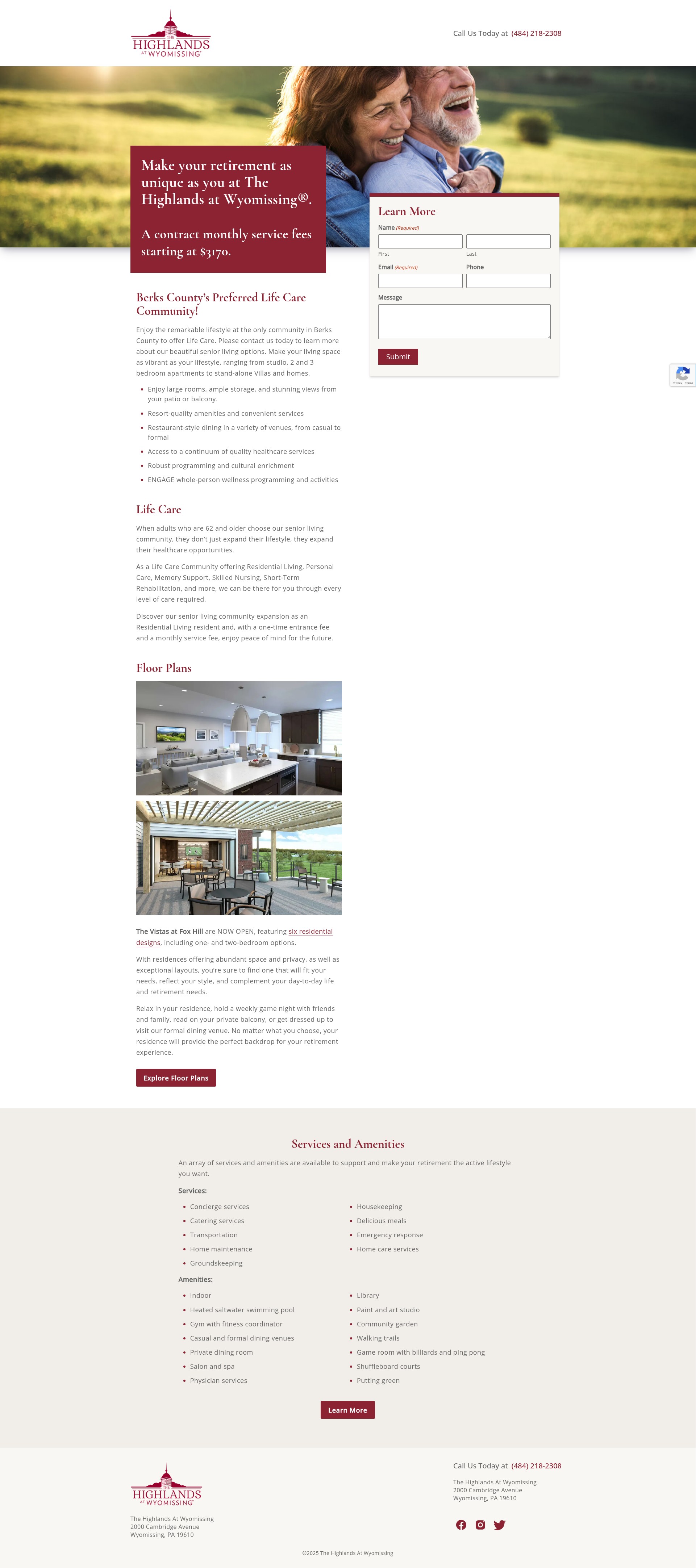 Landing Page