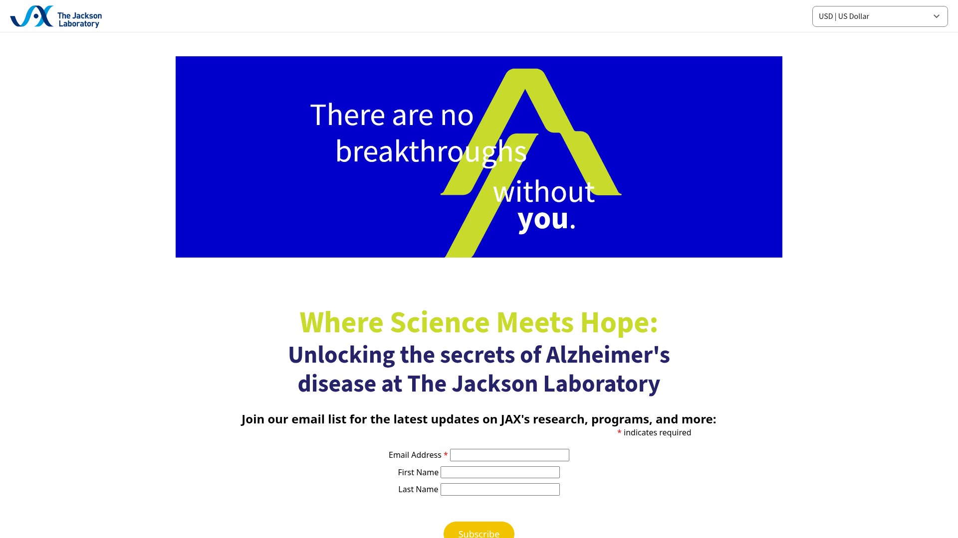 Landing Page