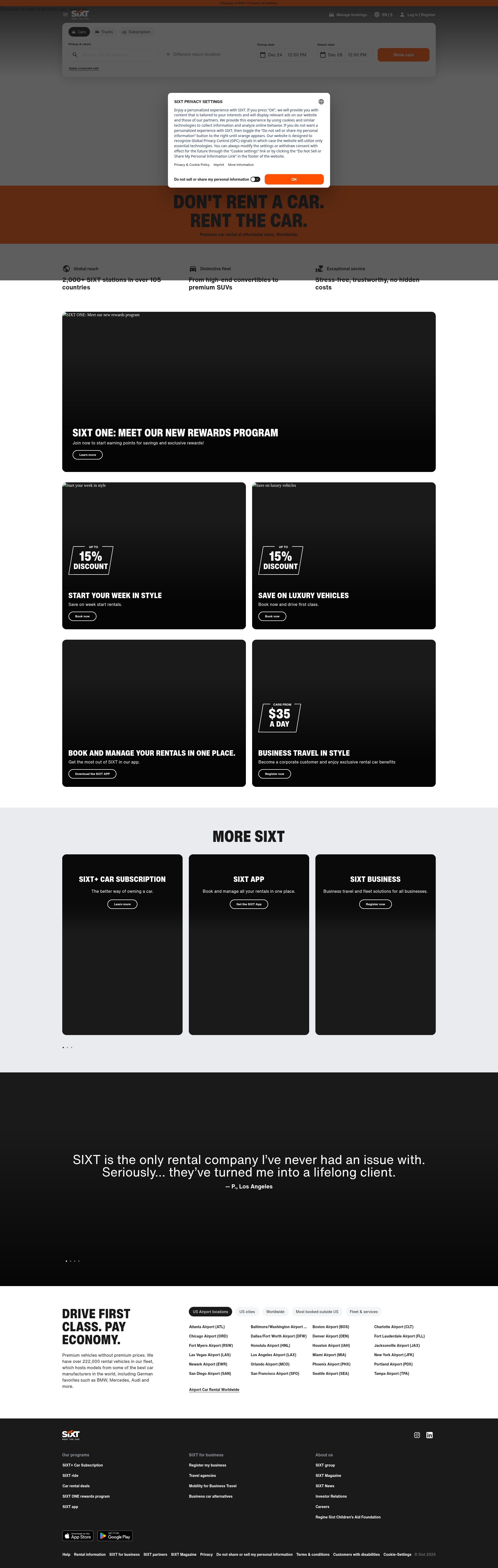 Landing Page
