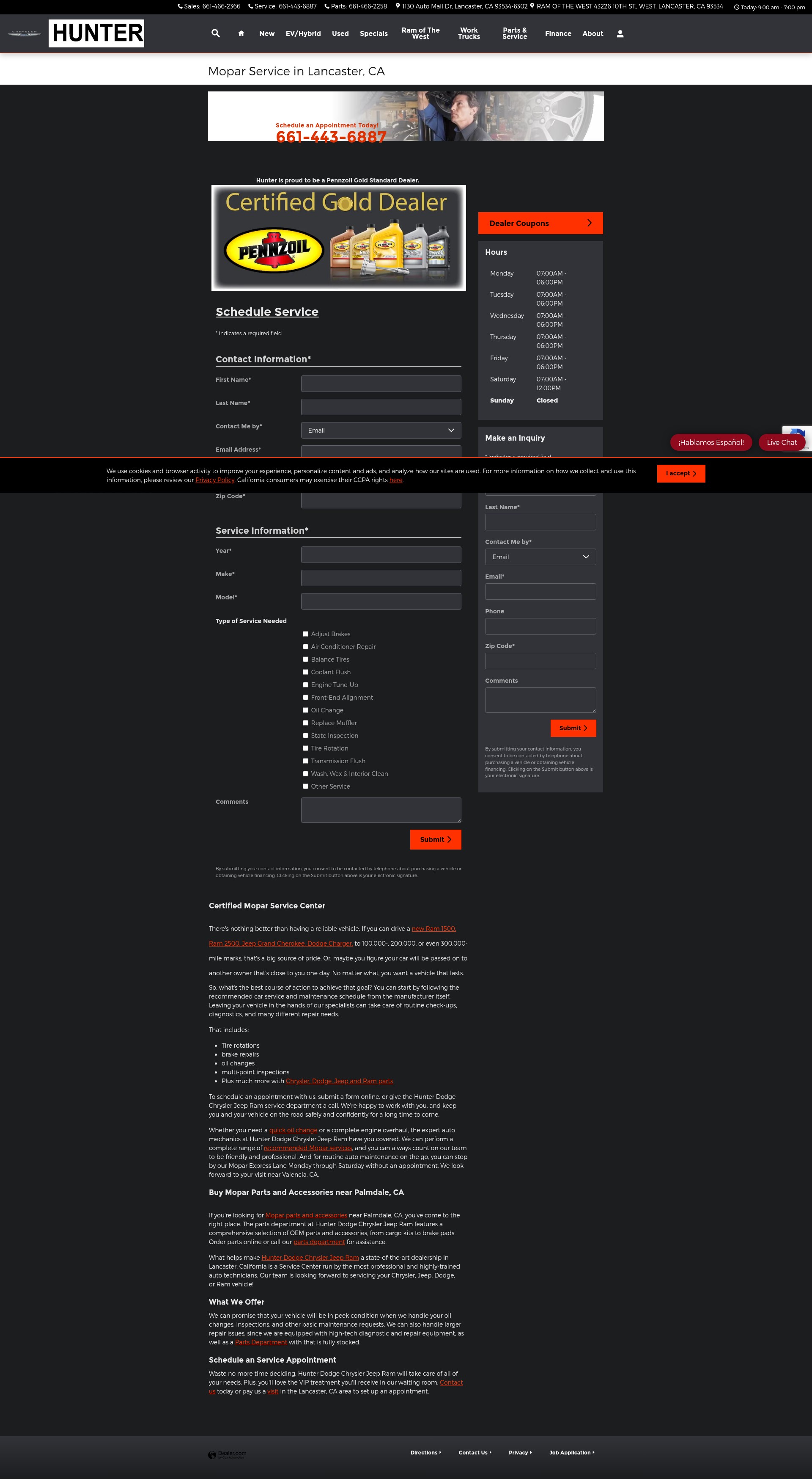 Landing Page