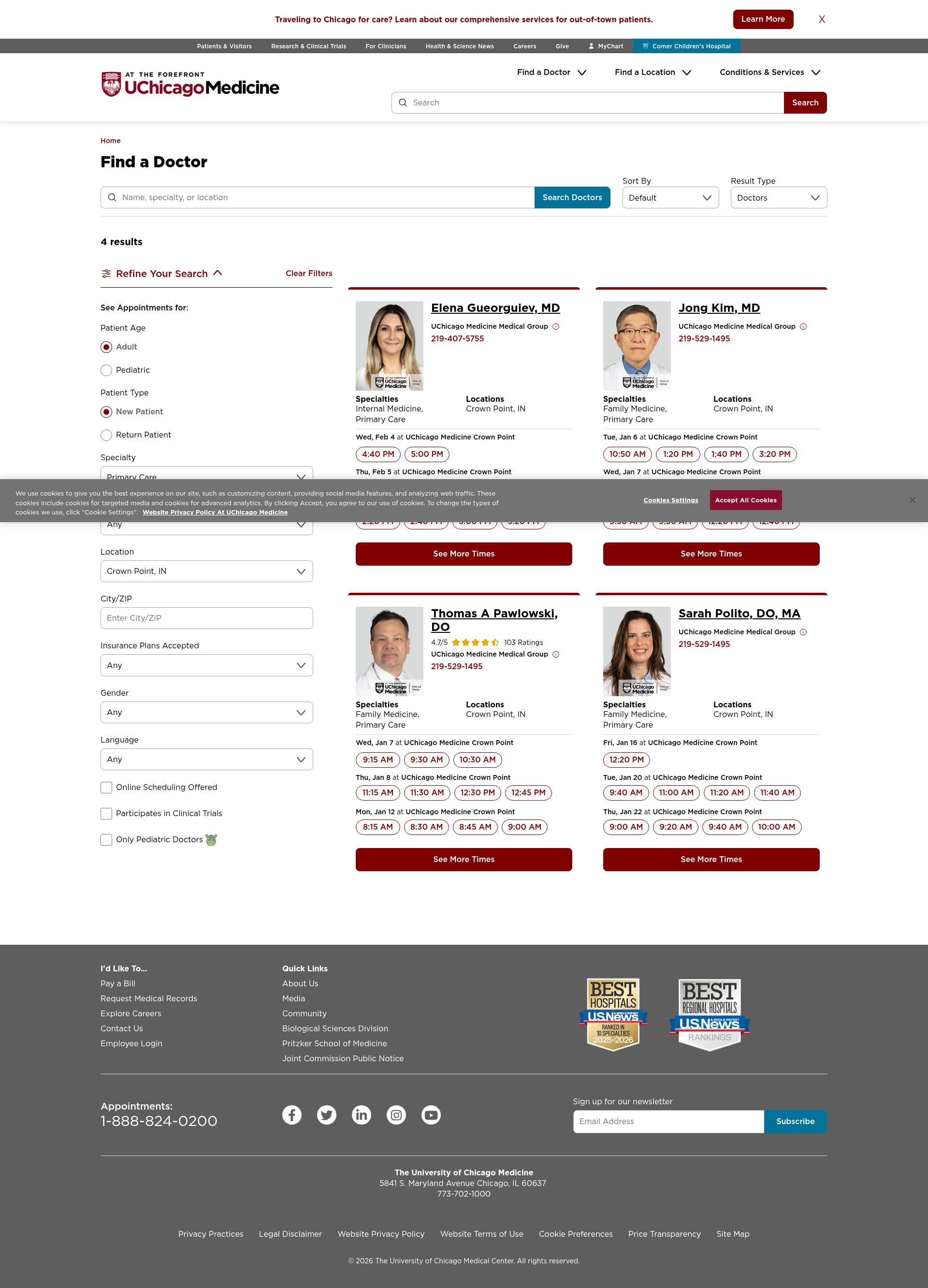 Landing Page