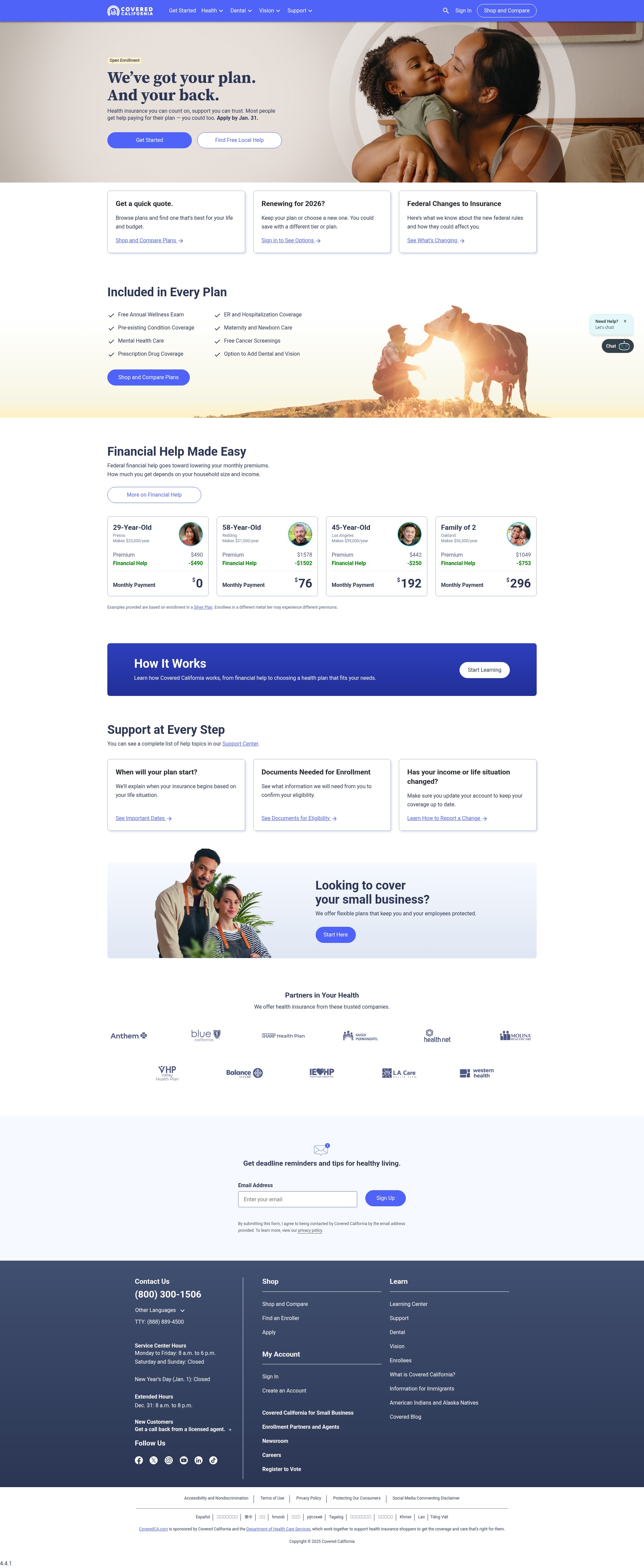 Landing Page
