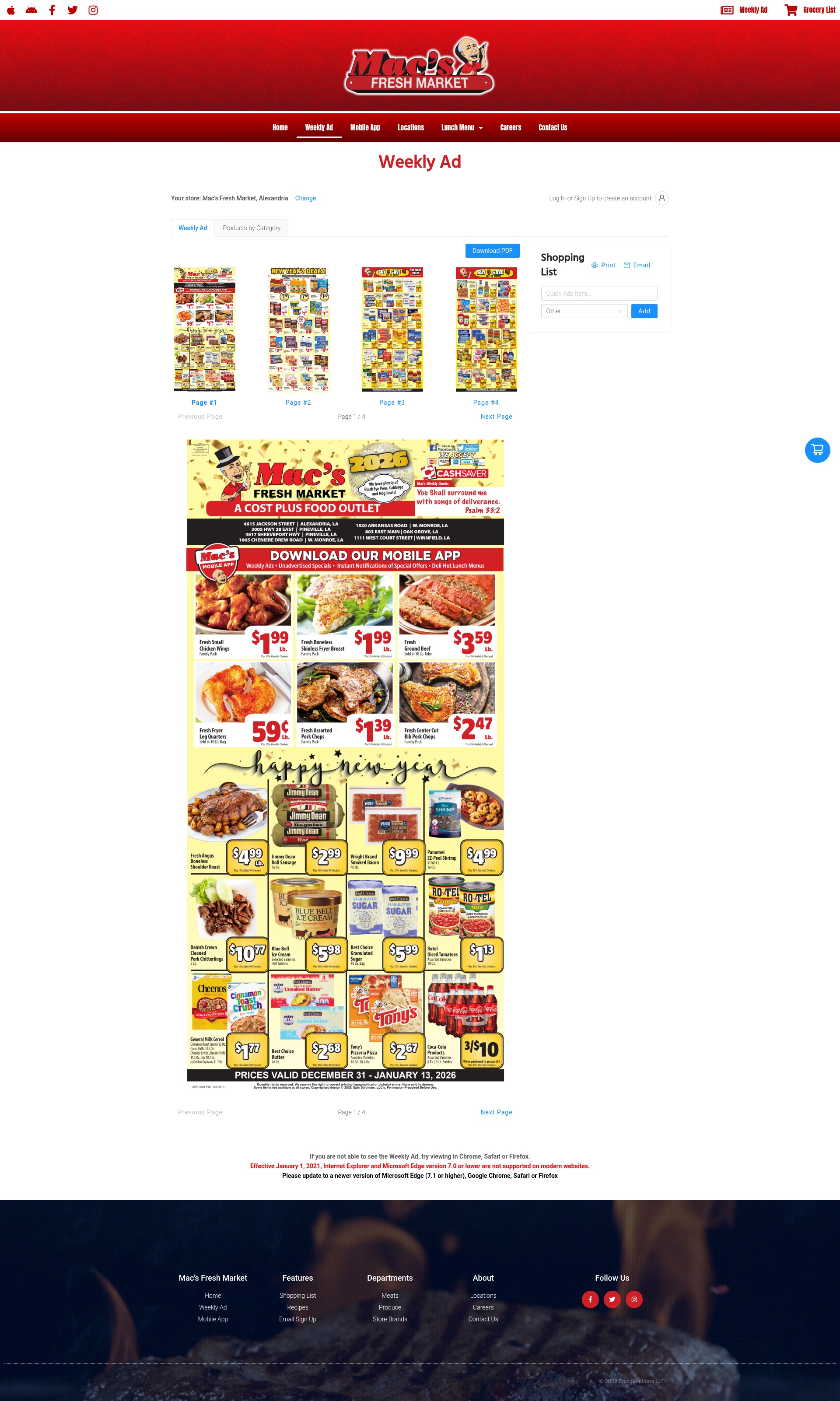 Landing Page