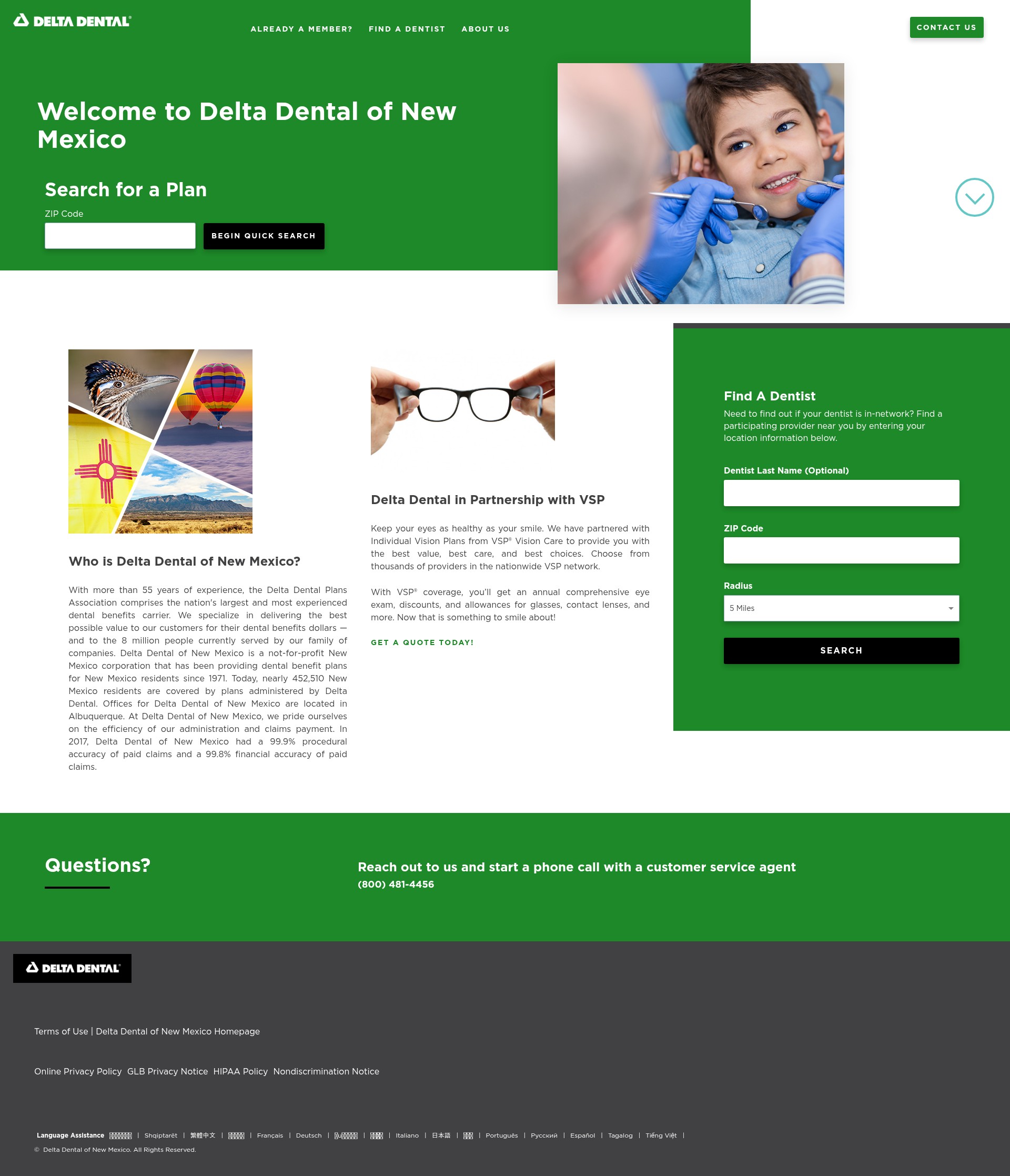 Landing Page