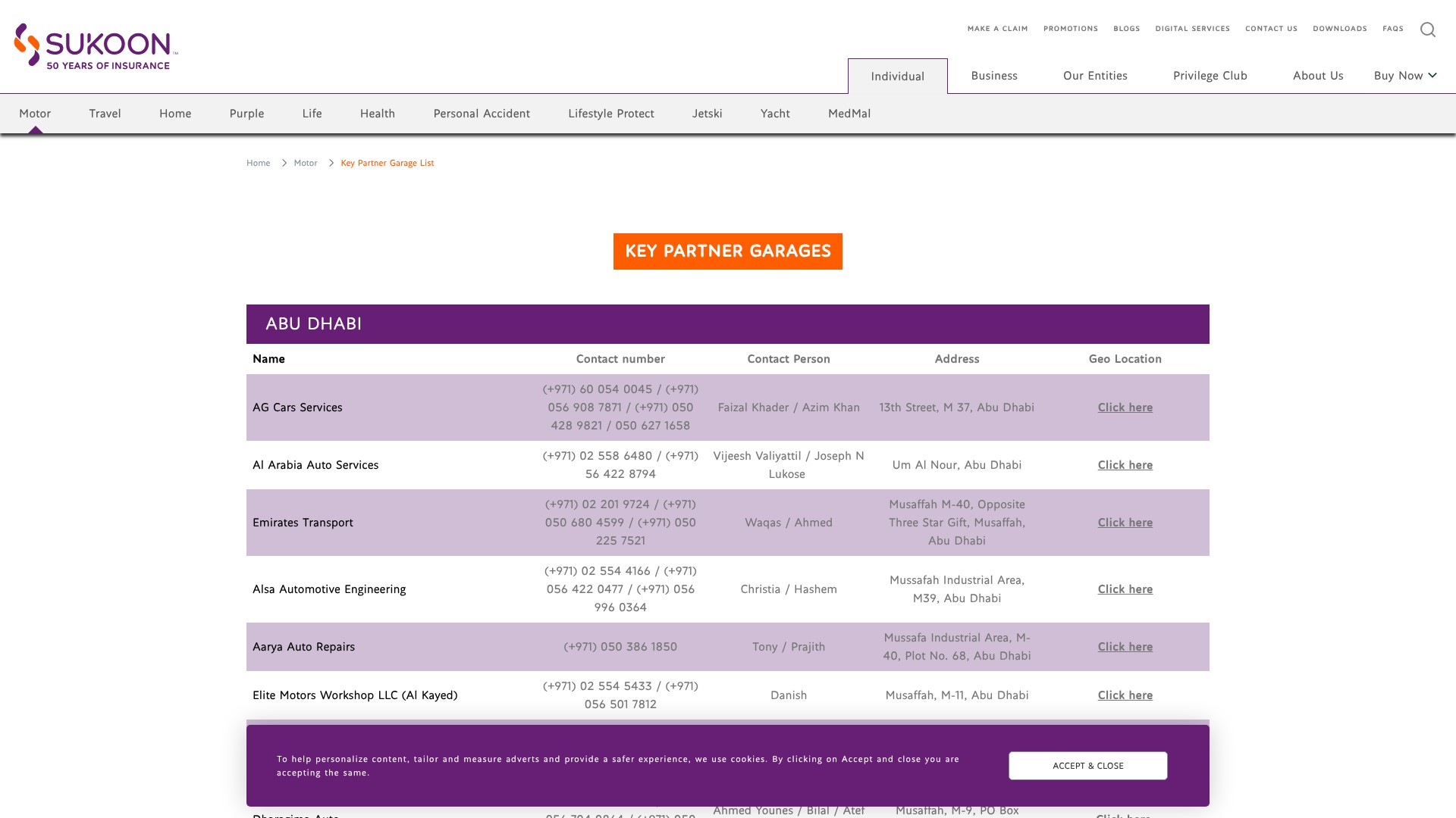 Landing Page