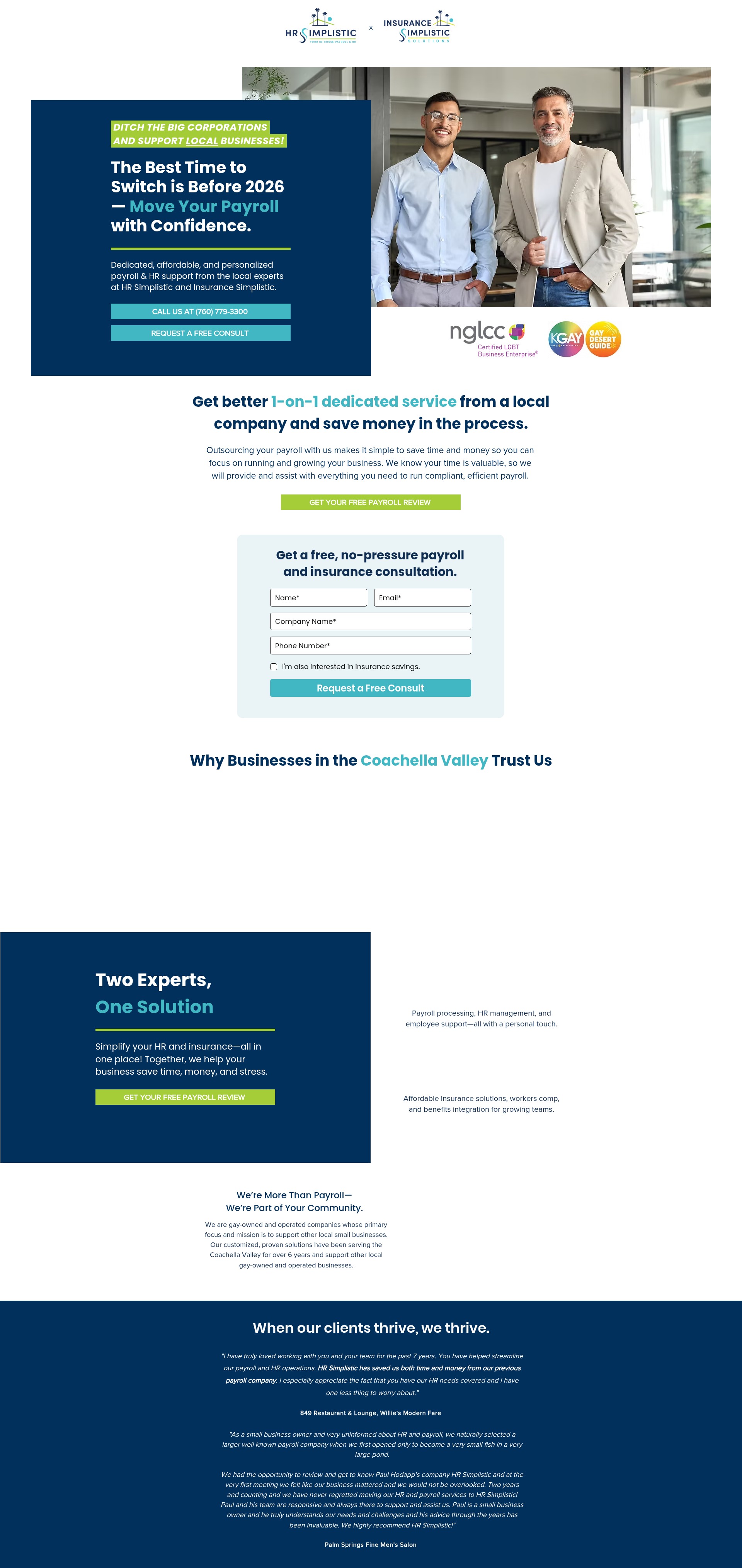 Landing Page