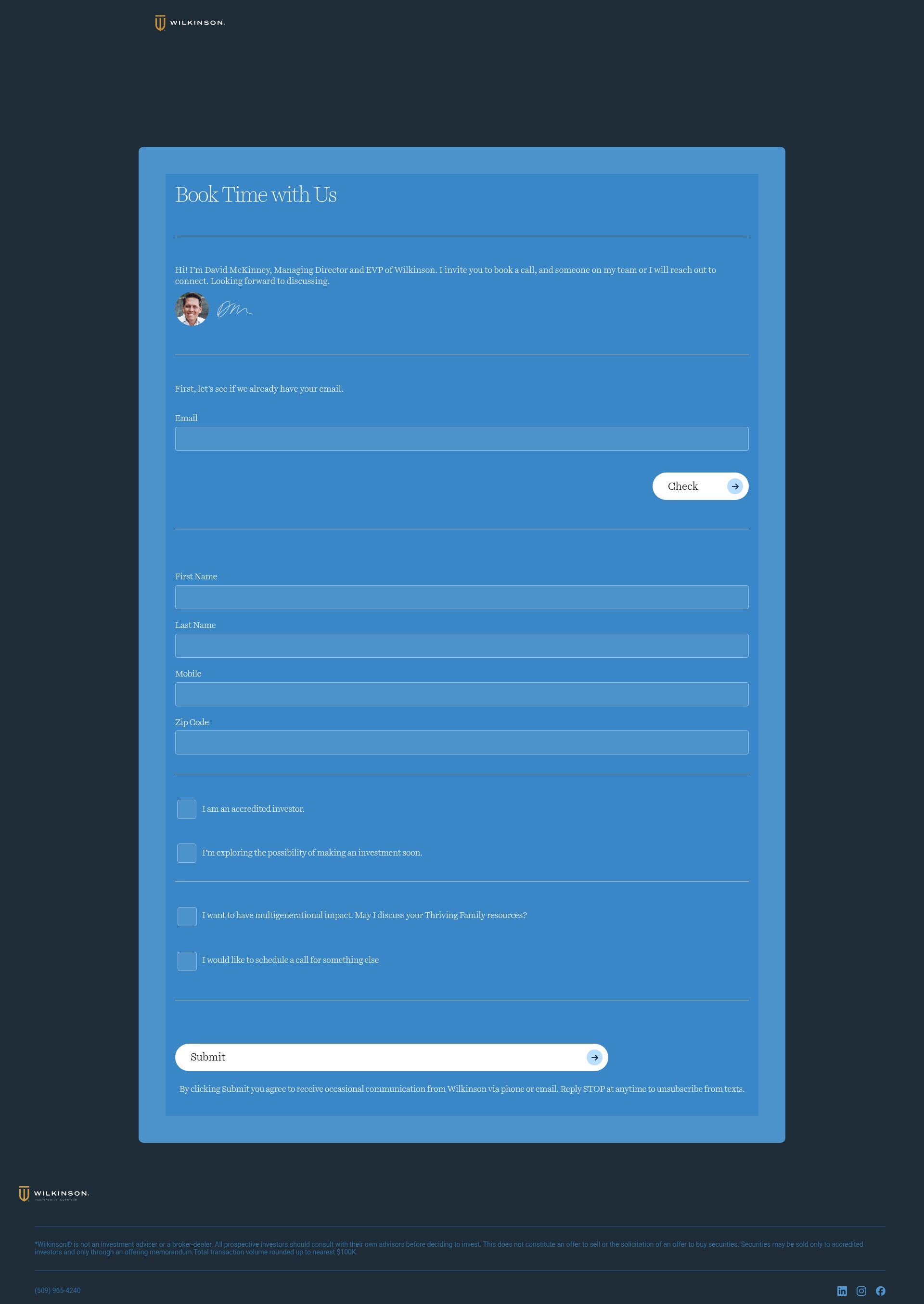 Landing Page
