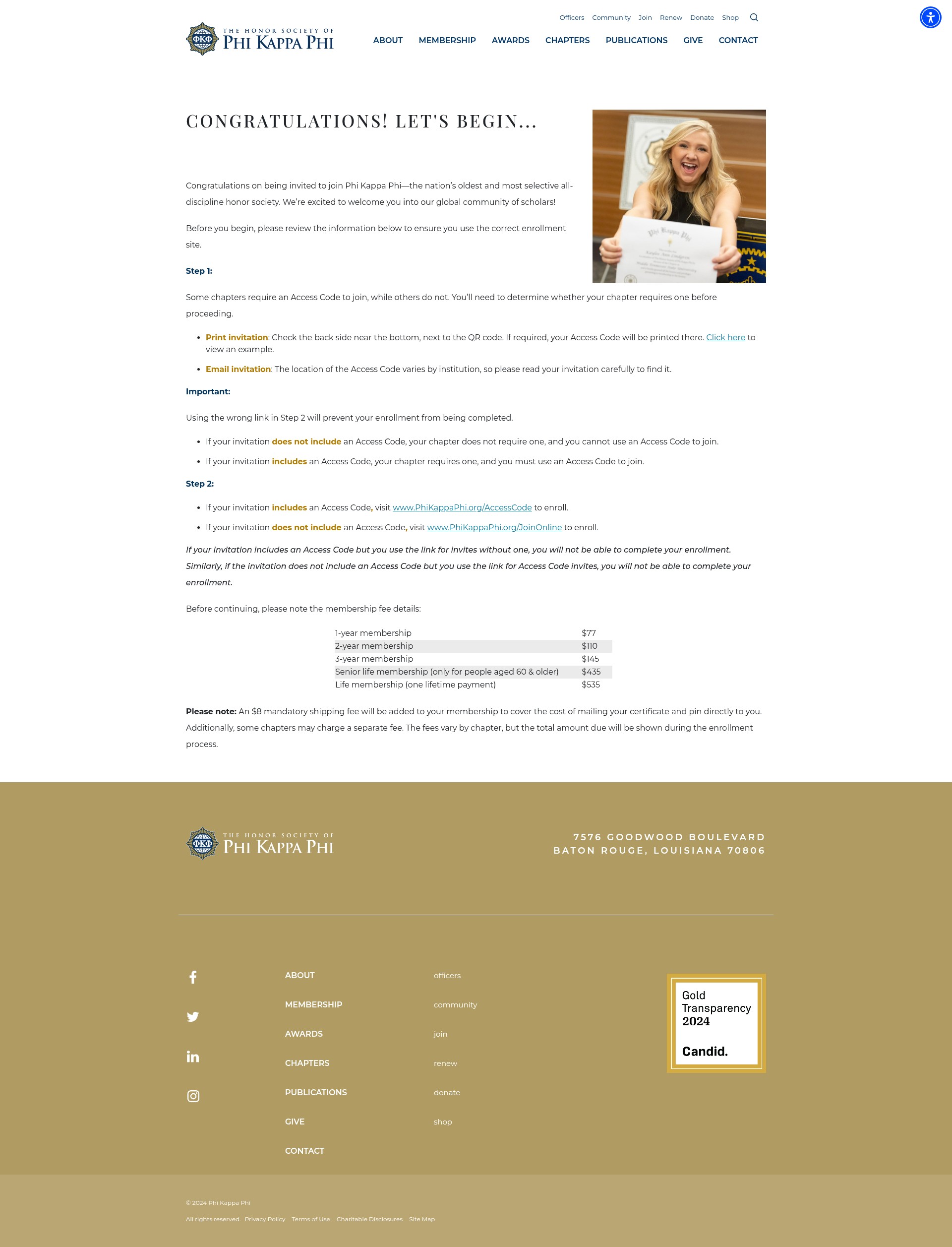 Landing Page