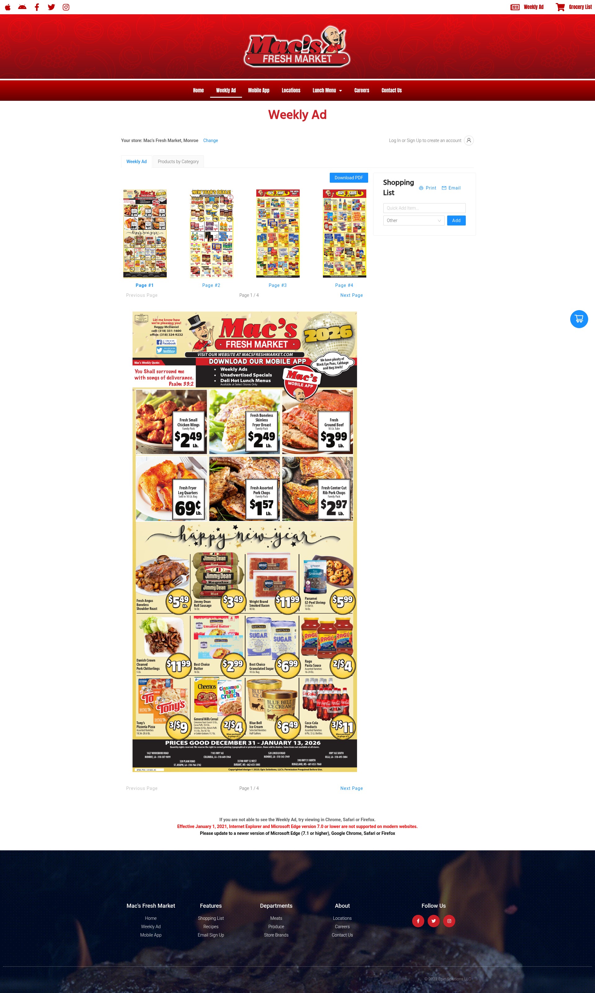 Landing Page