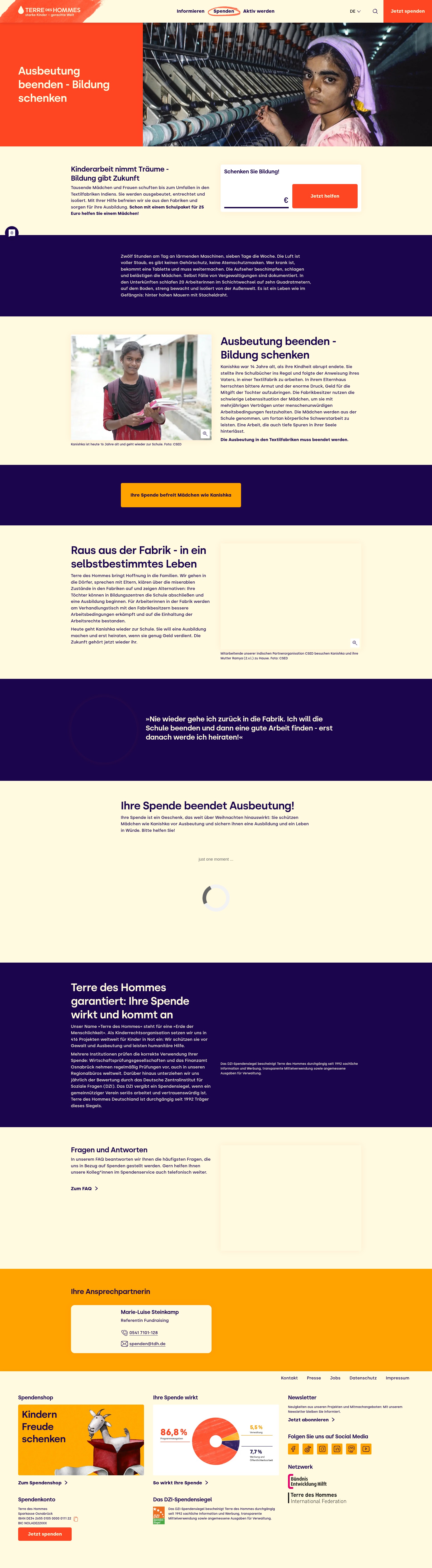 Landing Page
