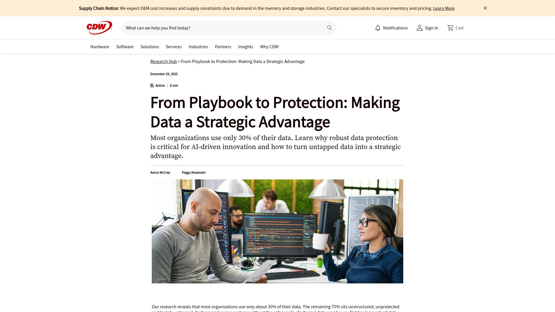 Landing Page