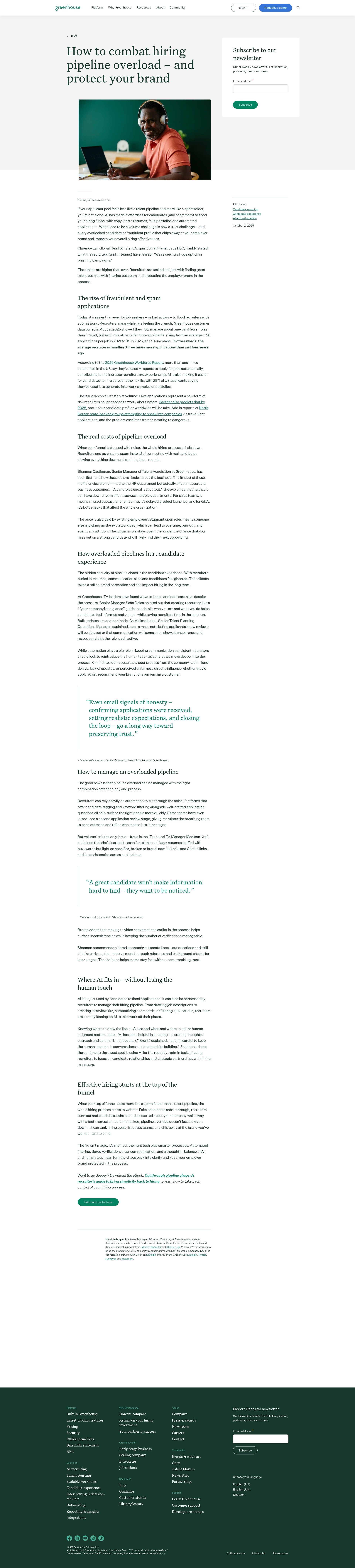 Landing Page