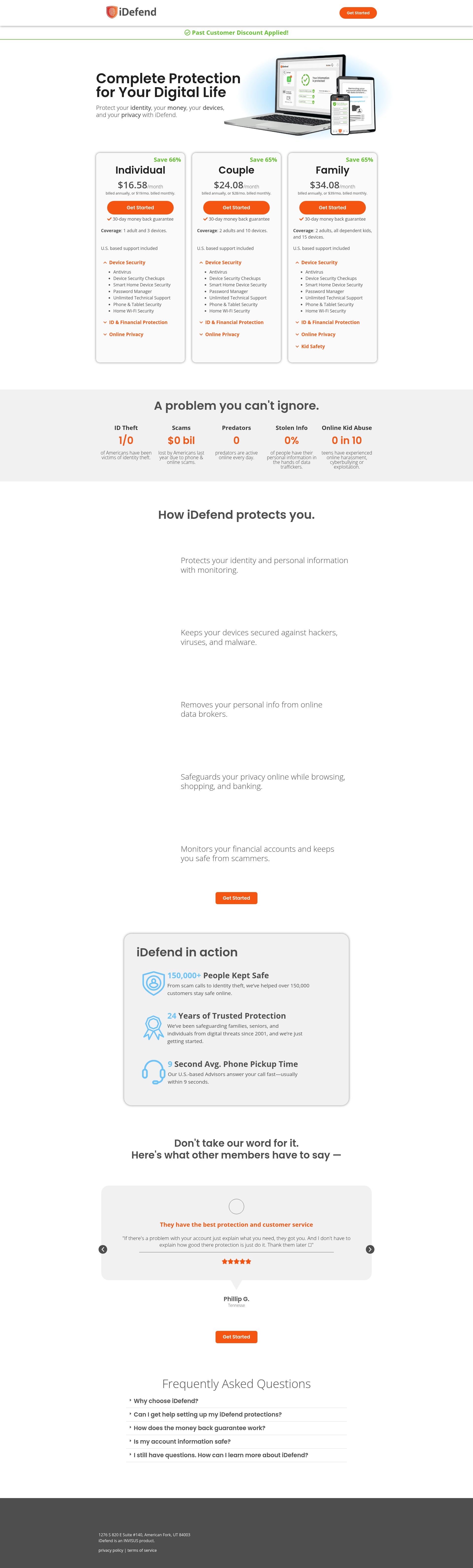 Landing Page