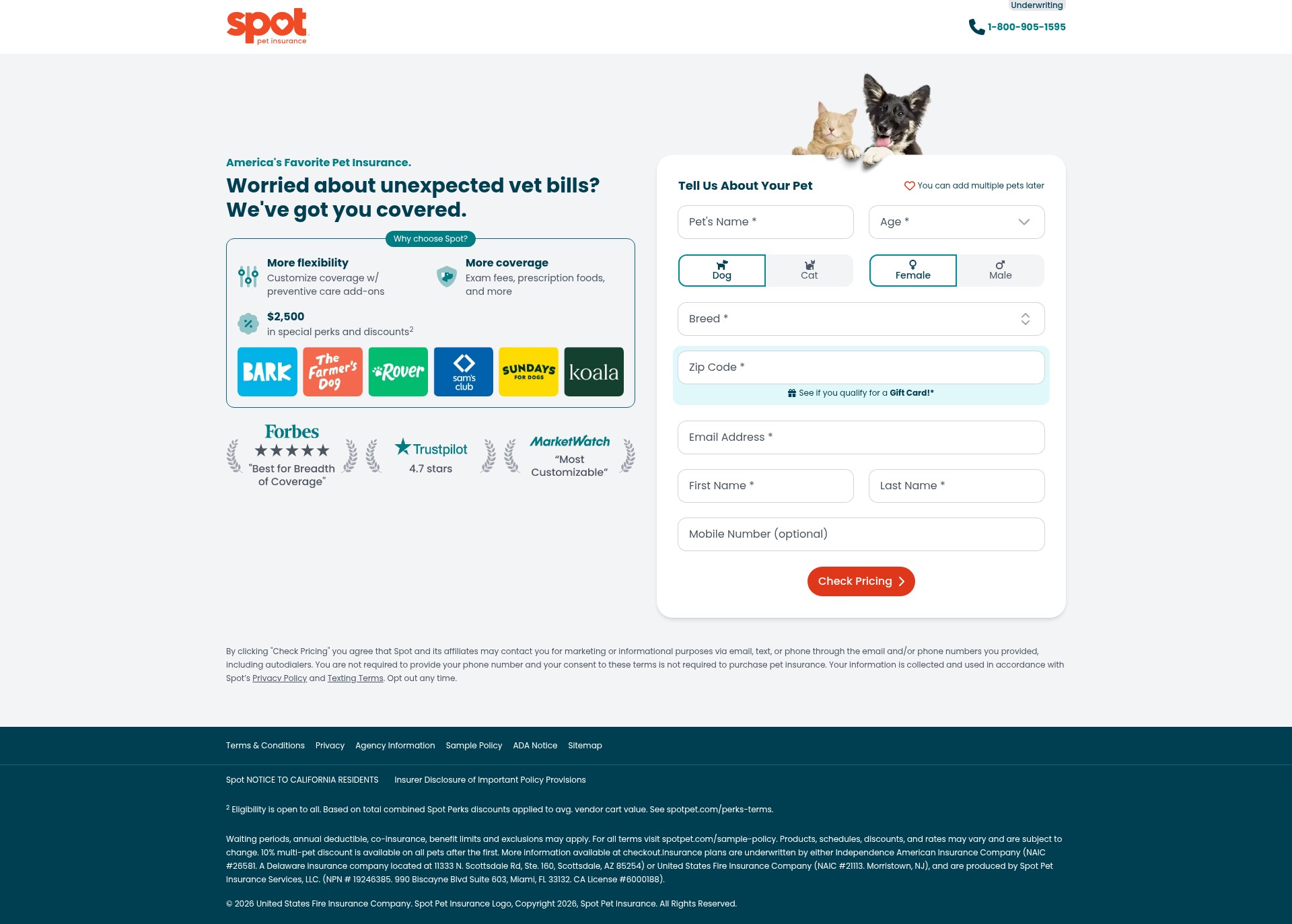 Landing Page