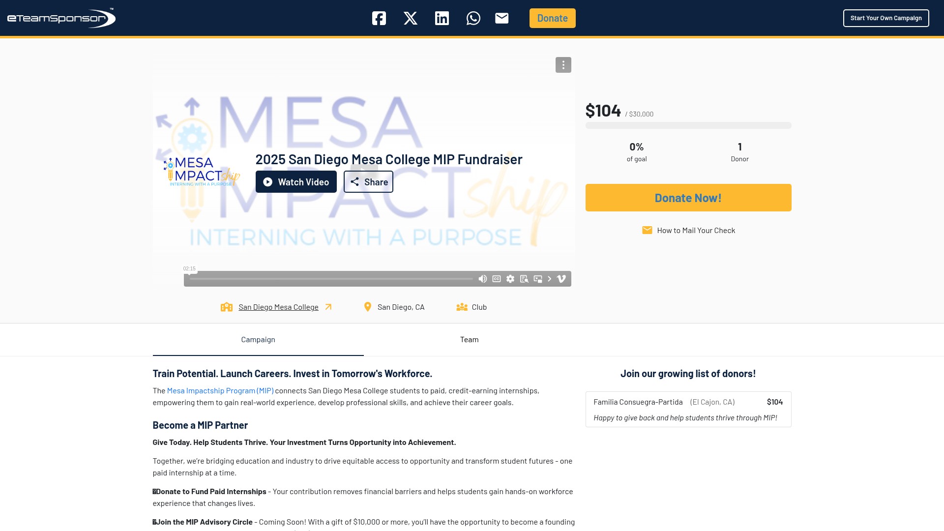 Landing Page