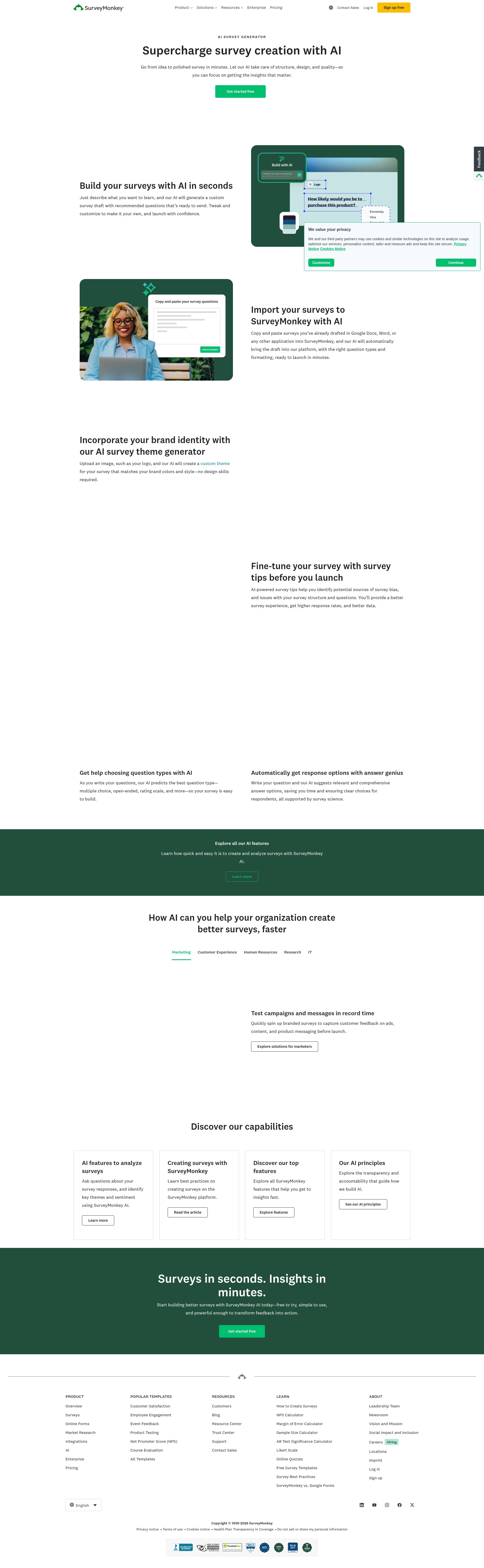 Landing Page