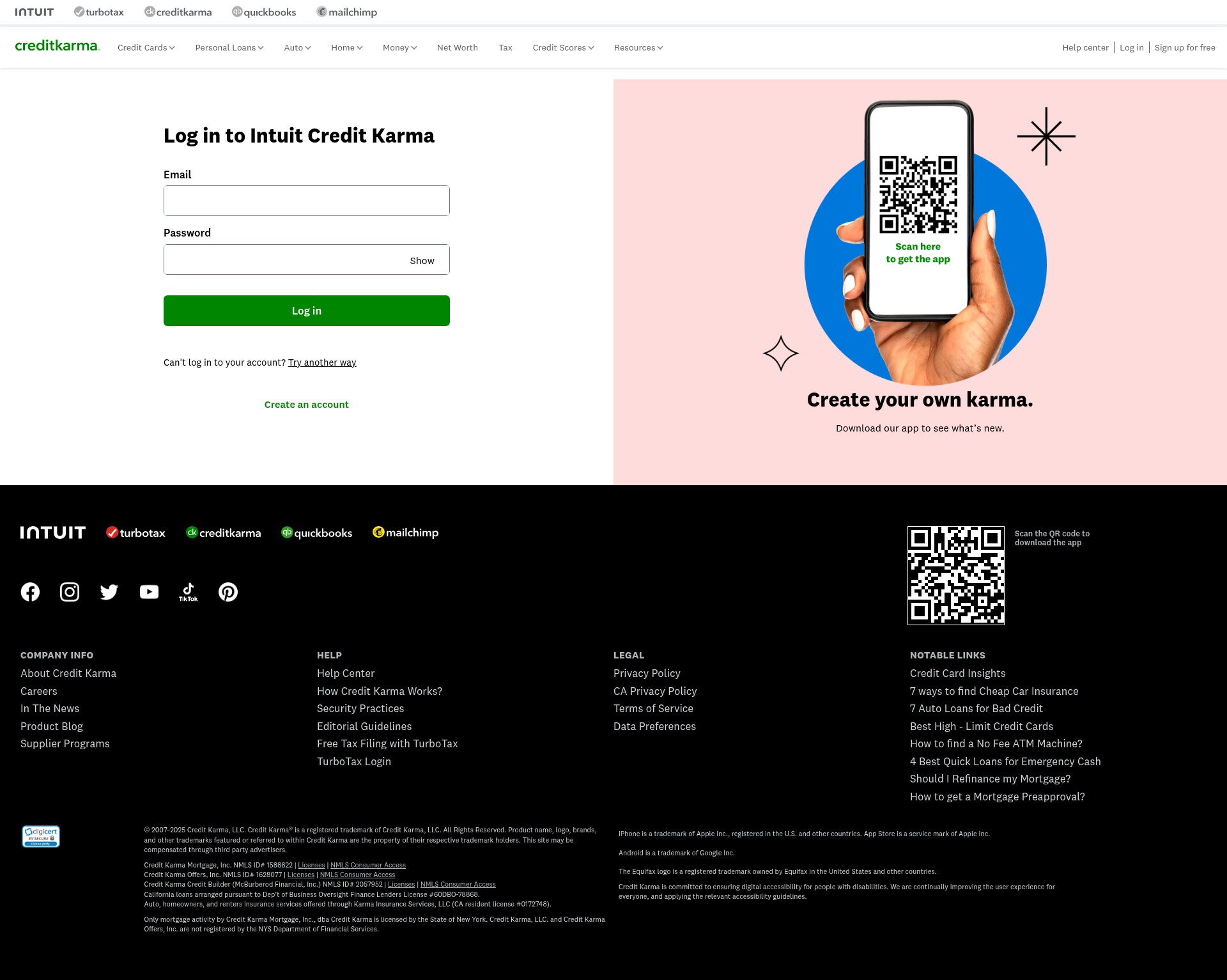 Landing Page