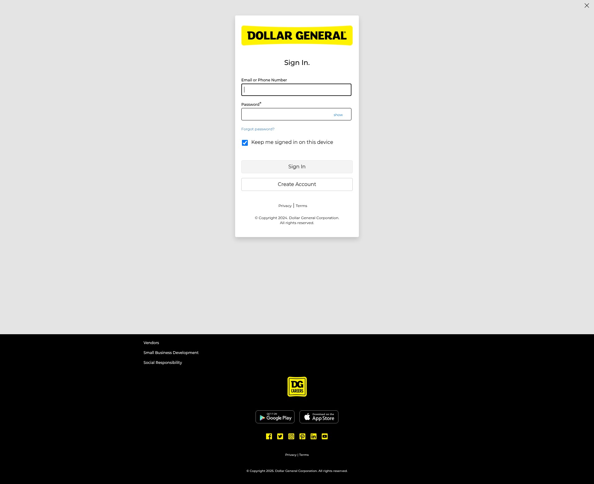 Landing Page