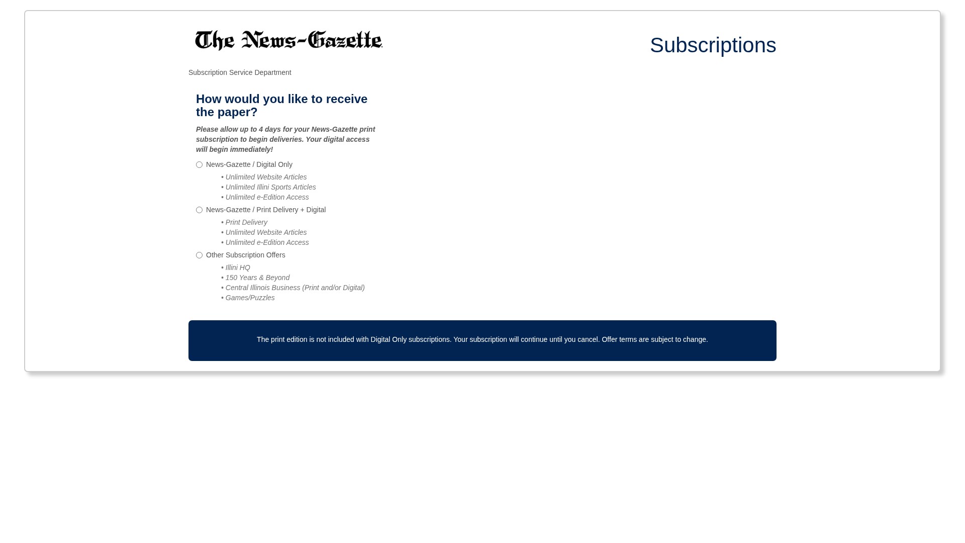 Landing Page