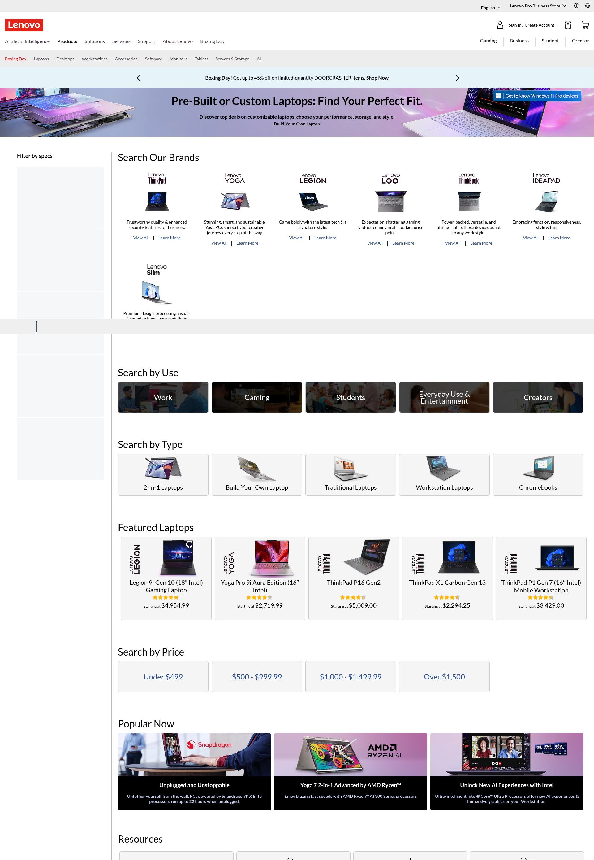 Landing Page