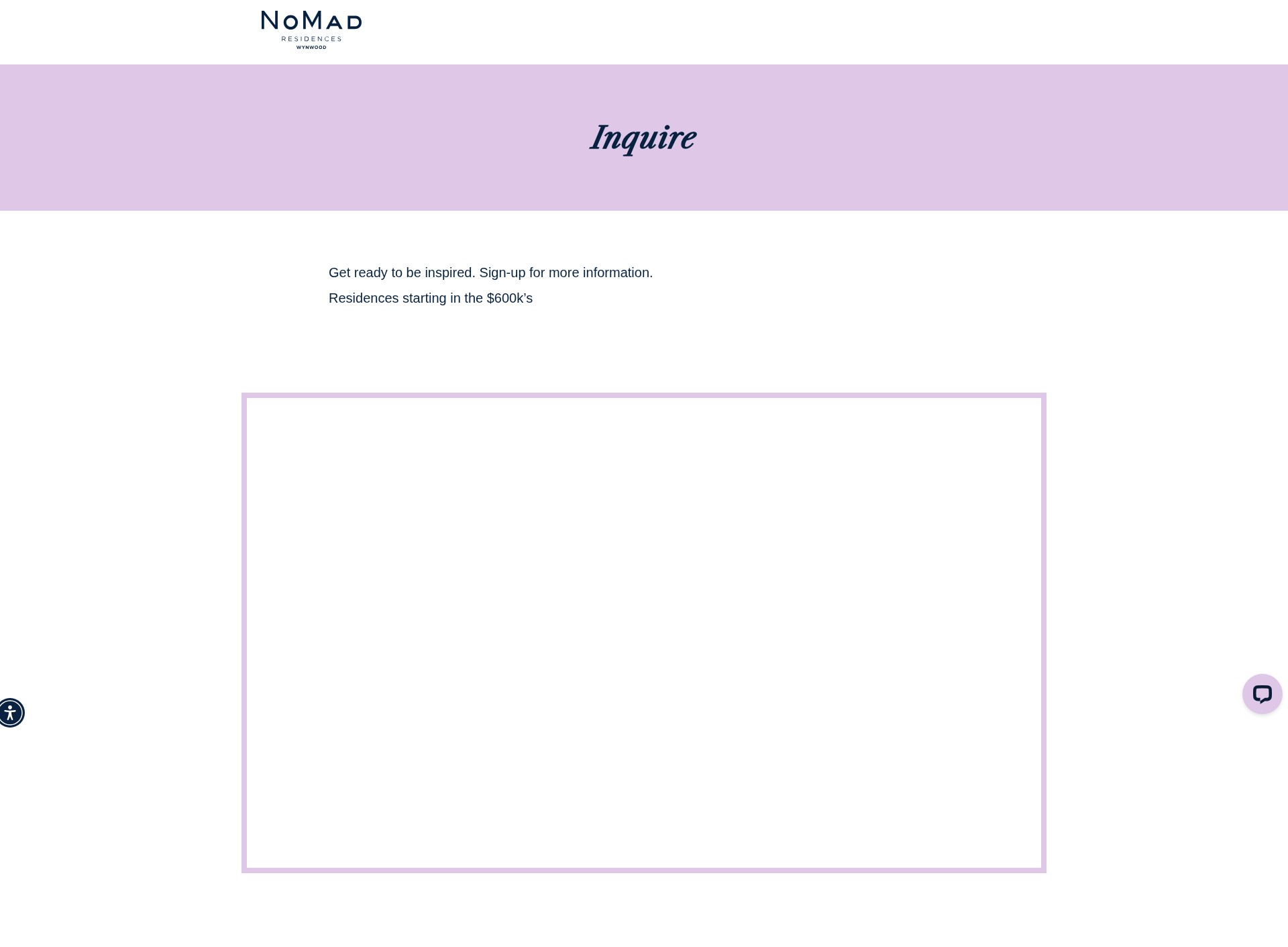 Landing Page