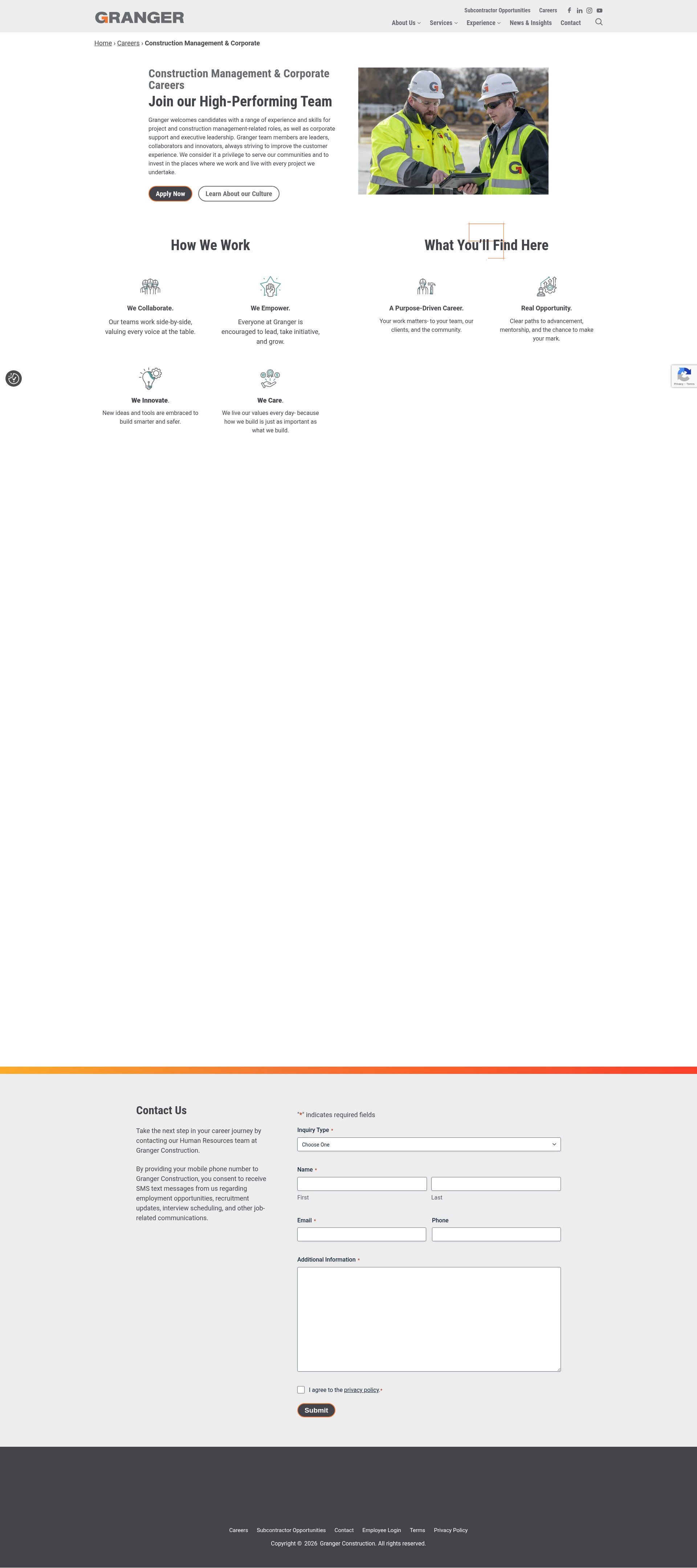 Landing Page