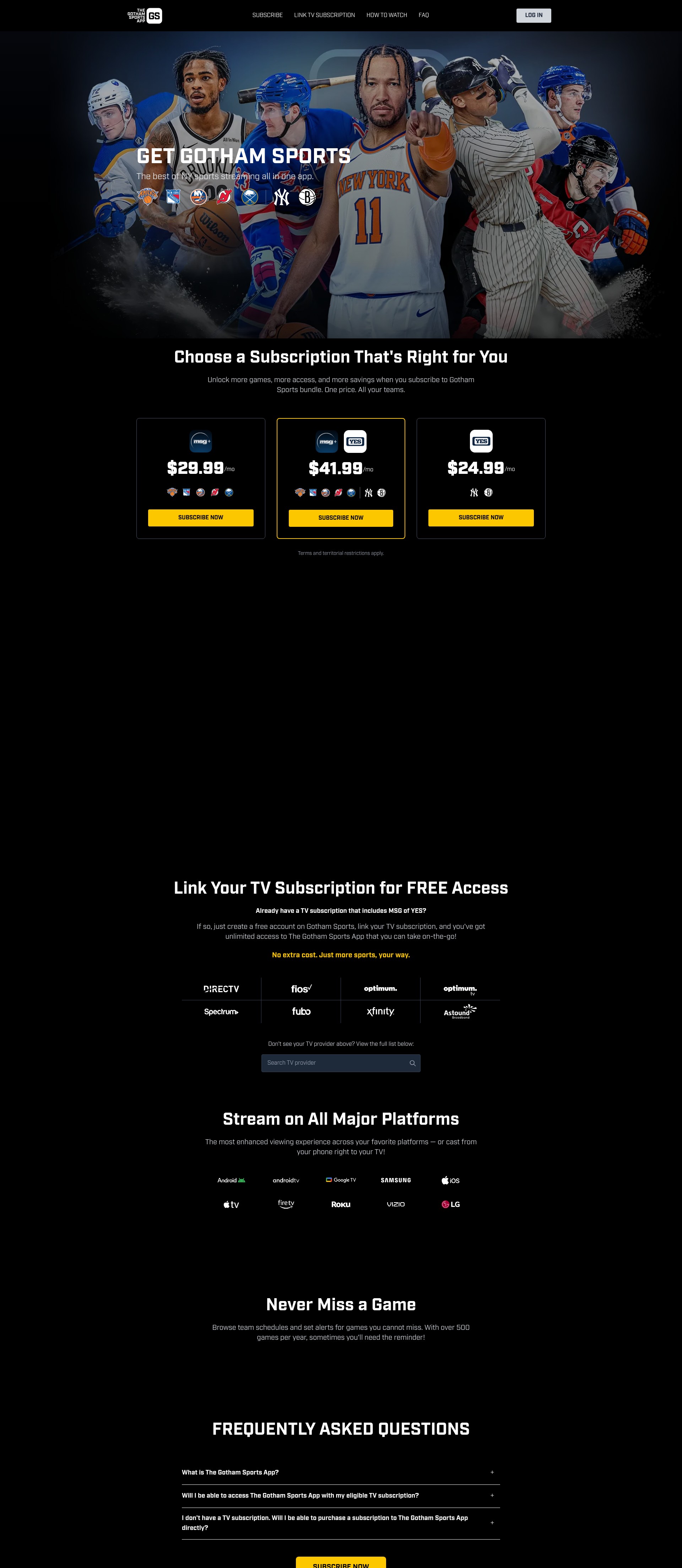 Landing Page